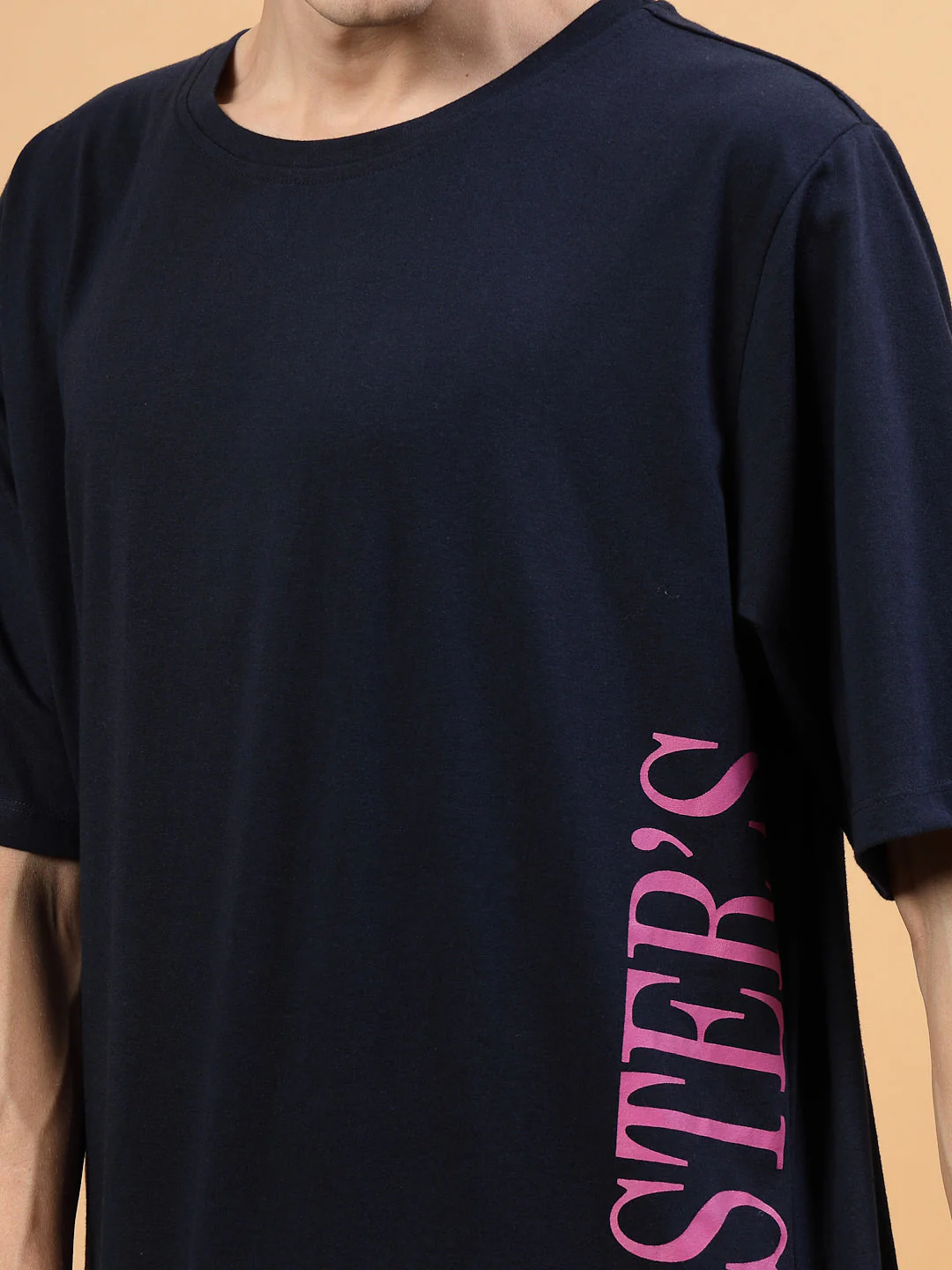 Relaxed Fit Men's Oversized Cotton Tee - Image 9