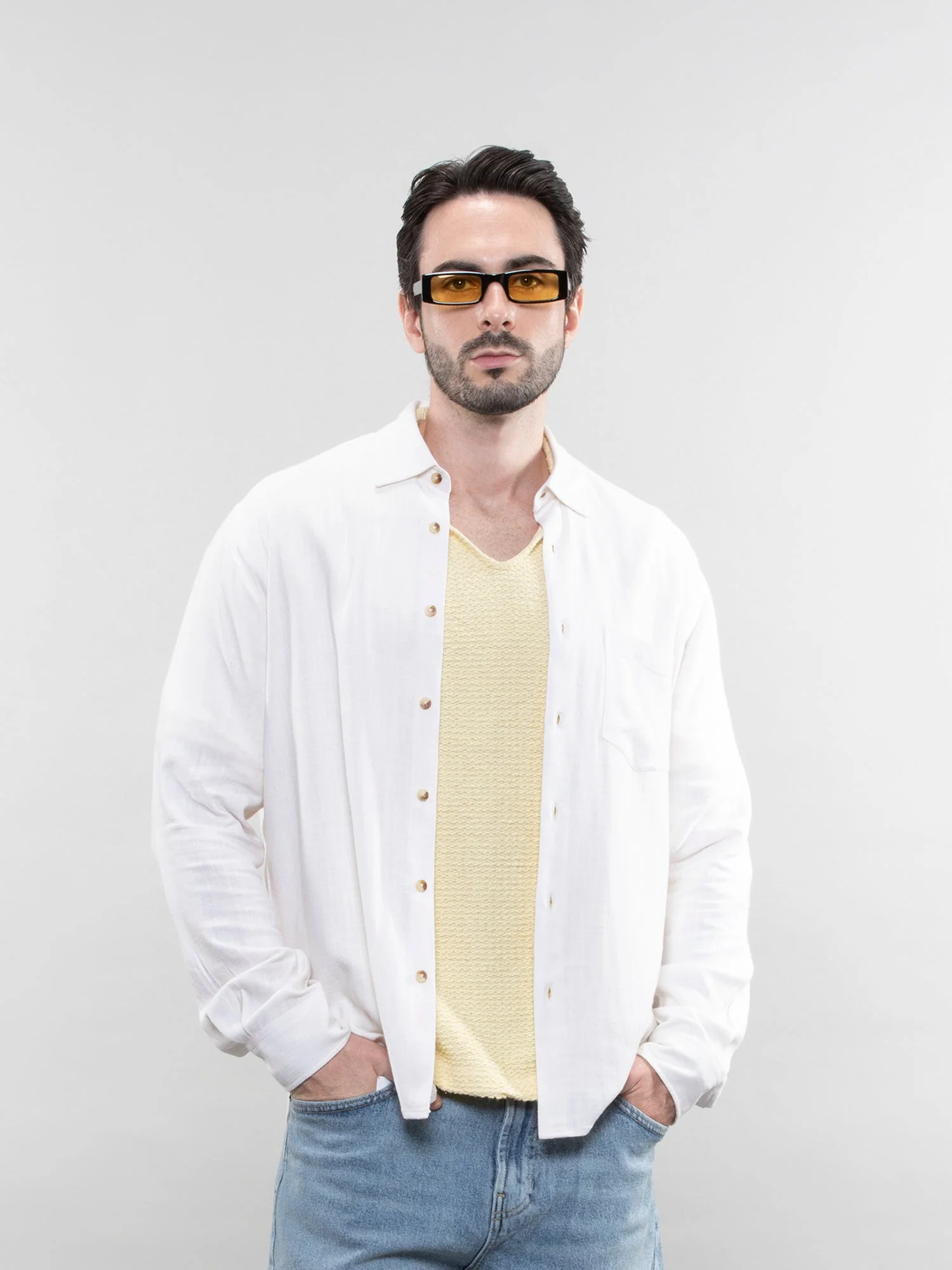 Relaxed linen shirt - Image 11