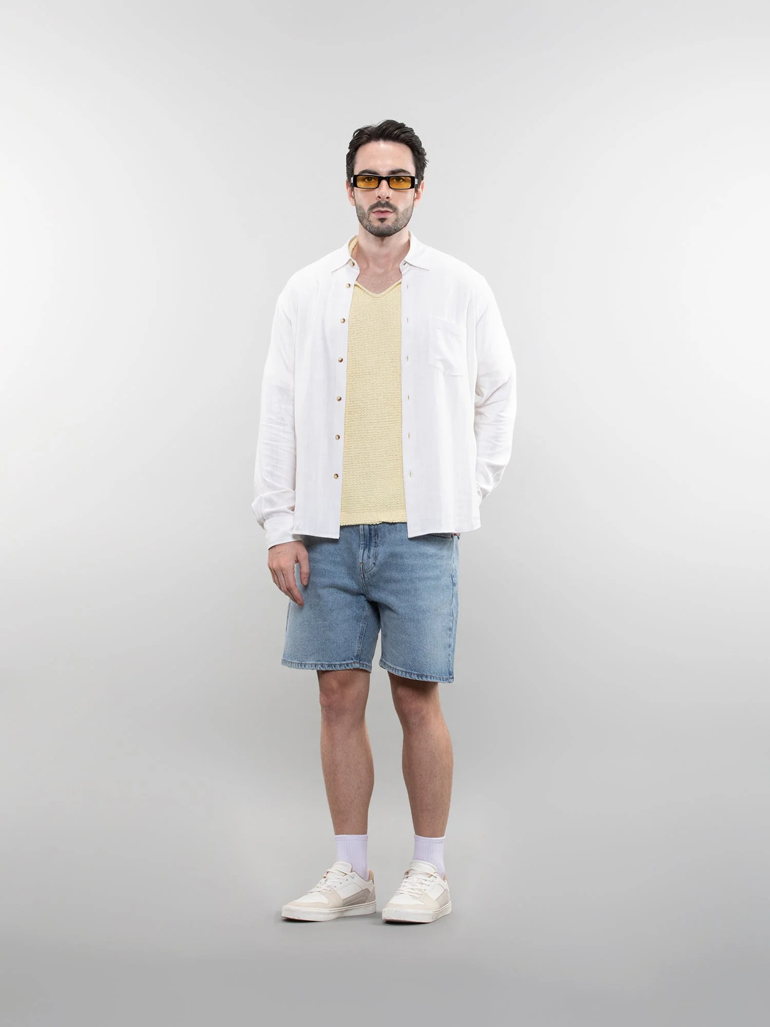 Relaxed linen shirt - Image 15