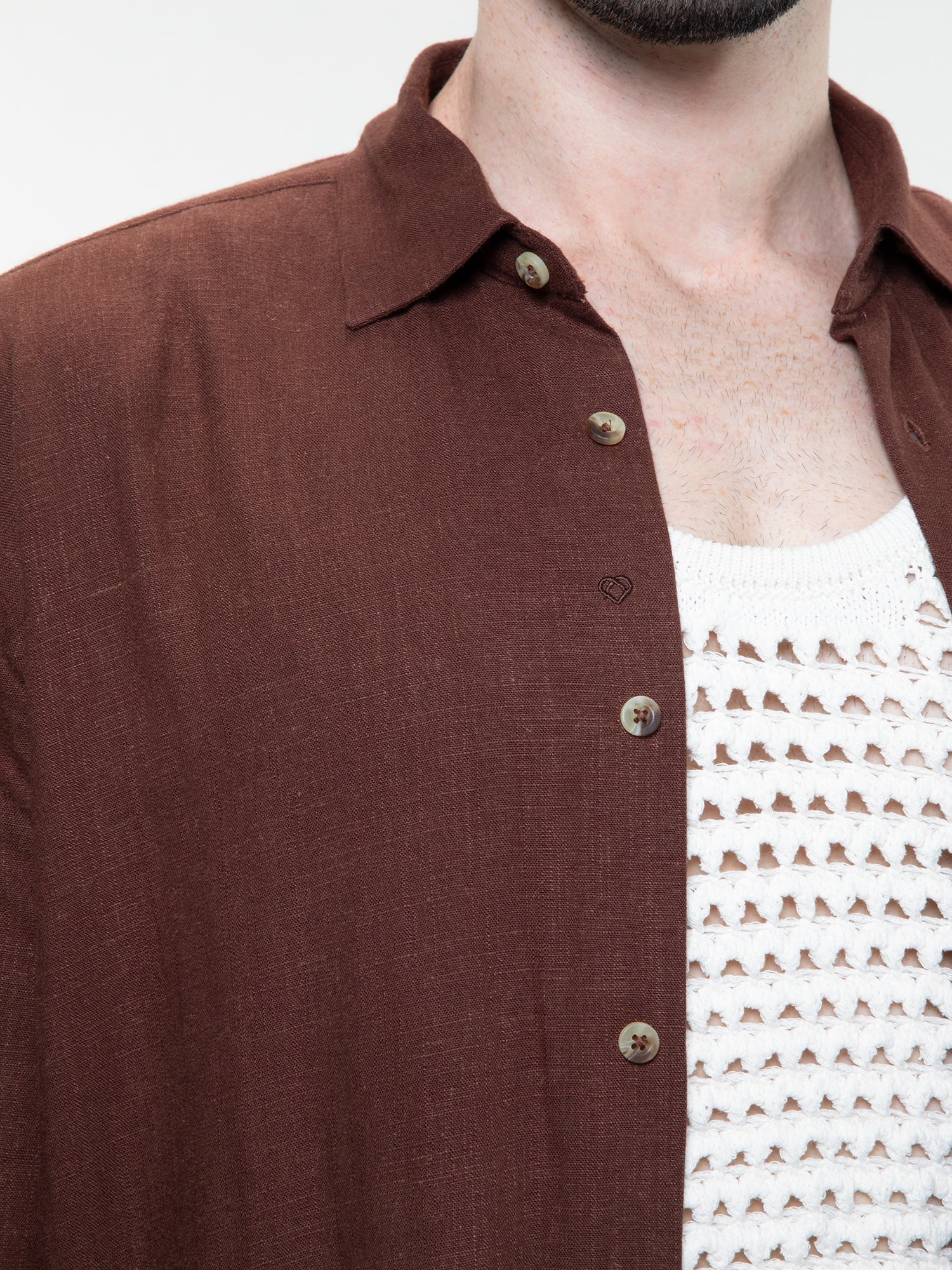 Relaxed linen shirt - Image 35