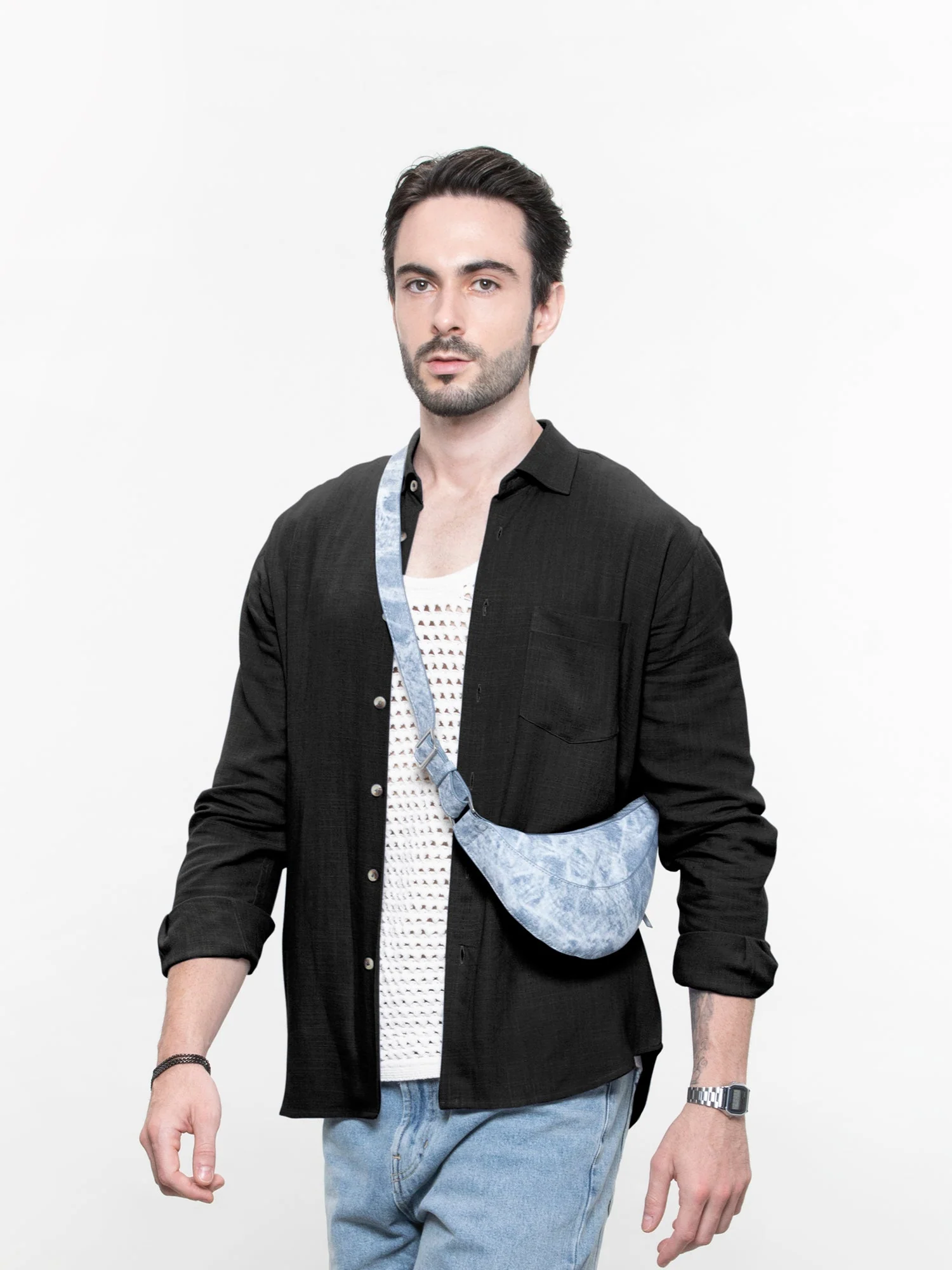 Relaxed linen shirt - Image 14