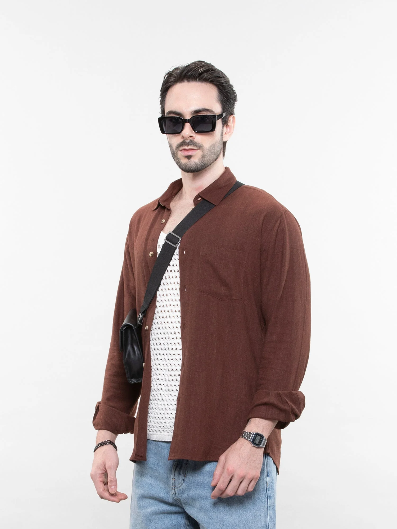 Relaxed linen shirt - Image 2
