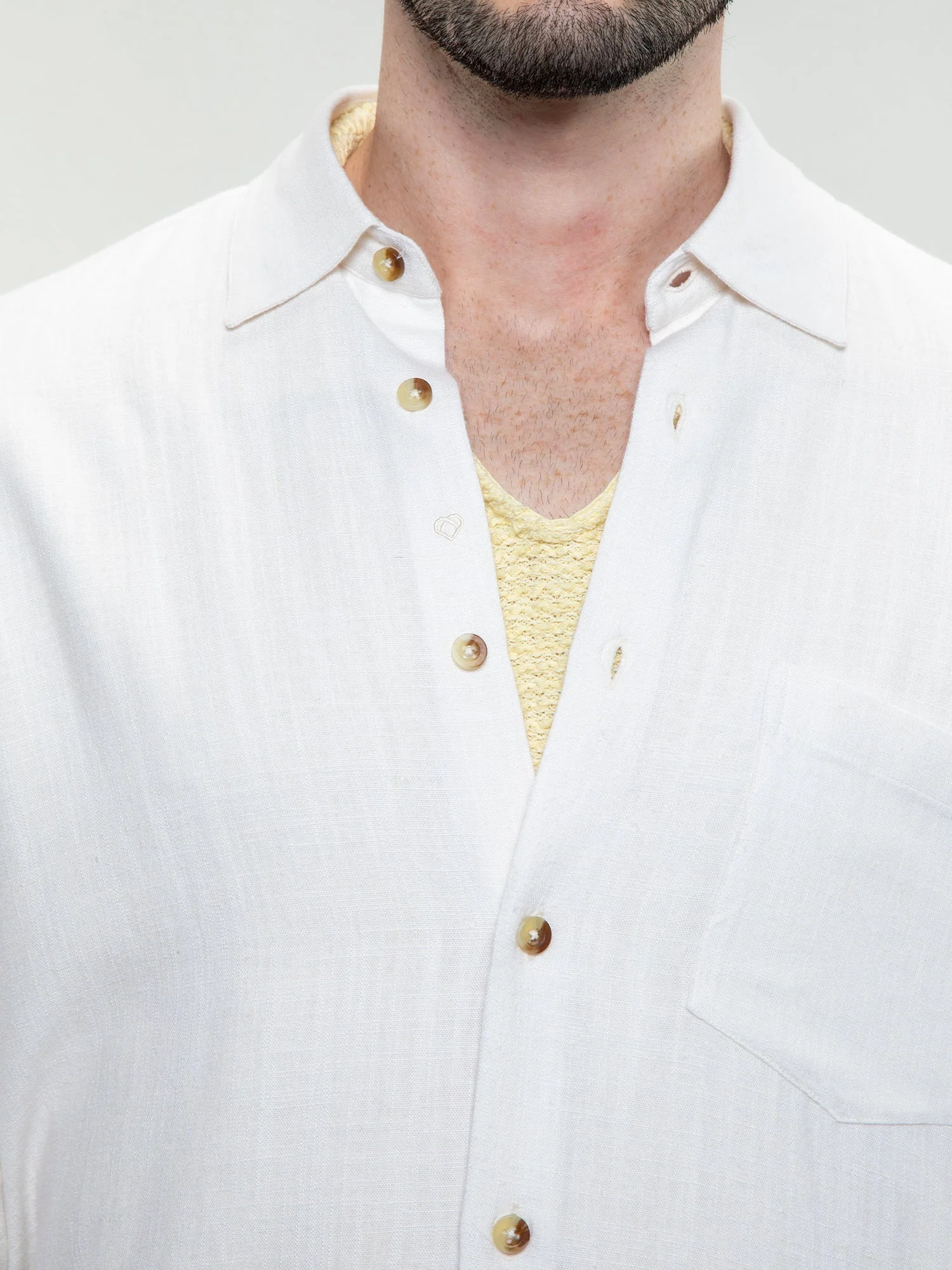Relaxed linen shirt - Image 20
