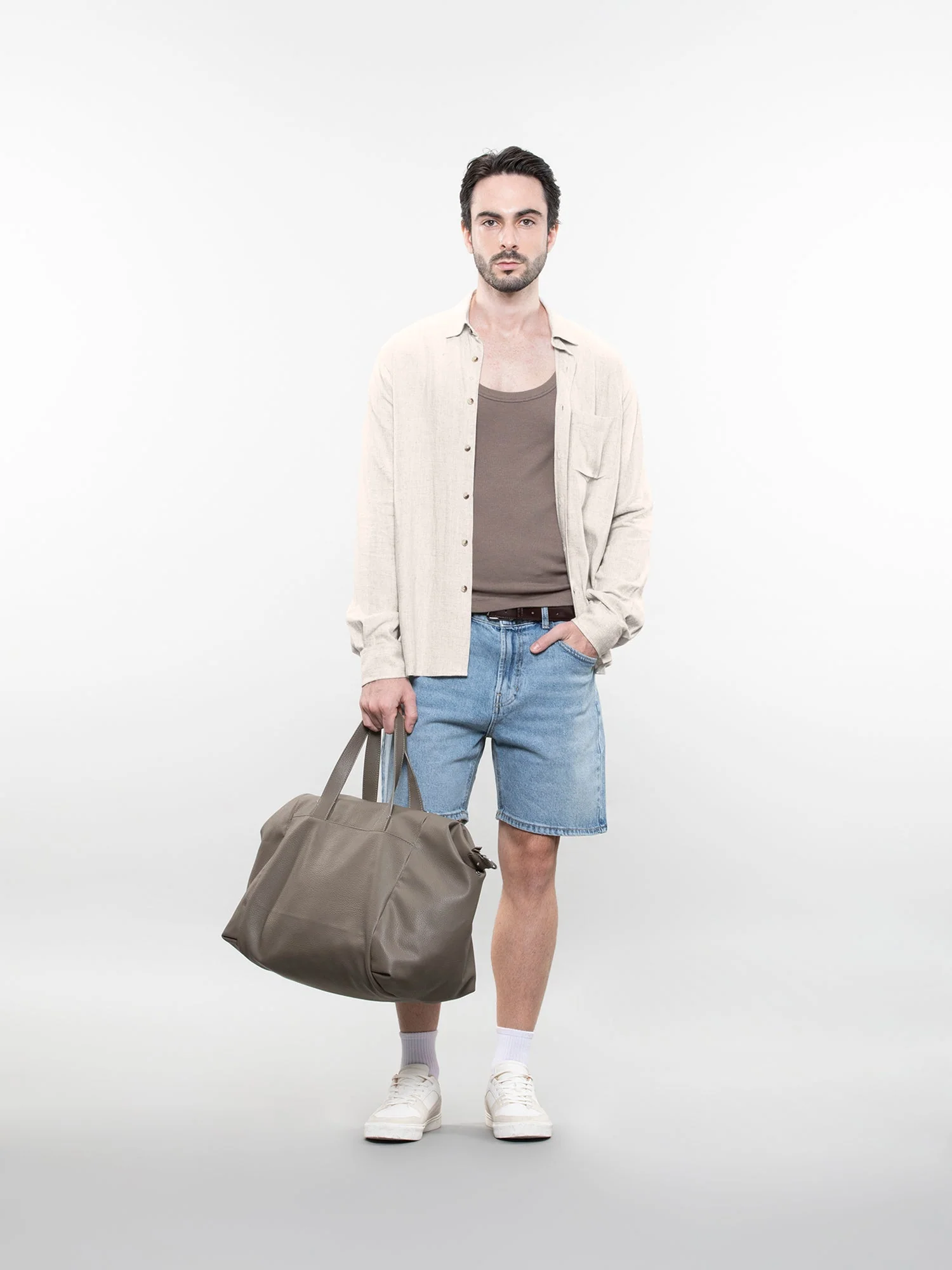 Relaxed linen shirt - Image 25