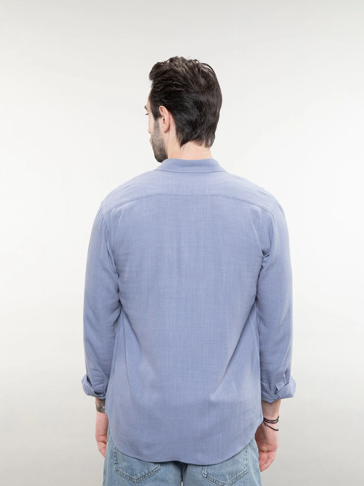 Relaxed linen shirt - Image 29