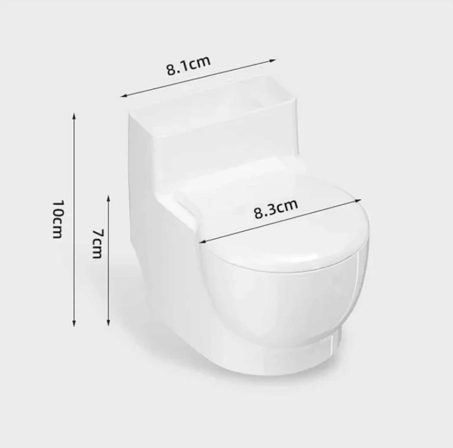 Relief: WC-Shaped Multi-Function Ashtray with Storage & Built-In Holder for Home, Office & Outdoor Use - Image 6