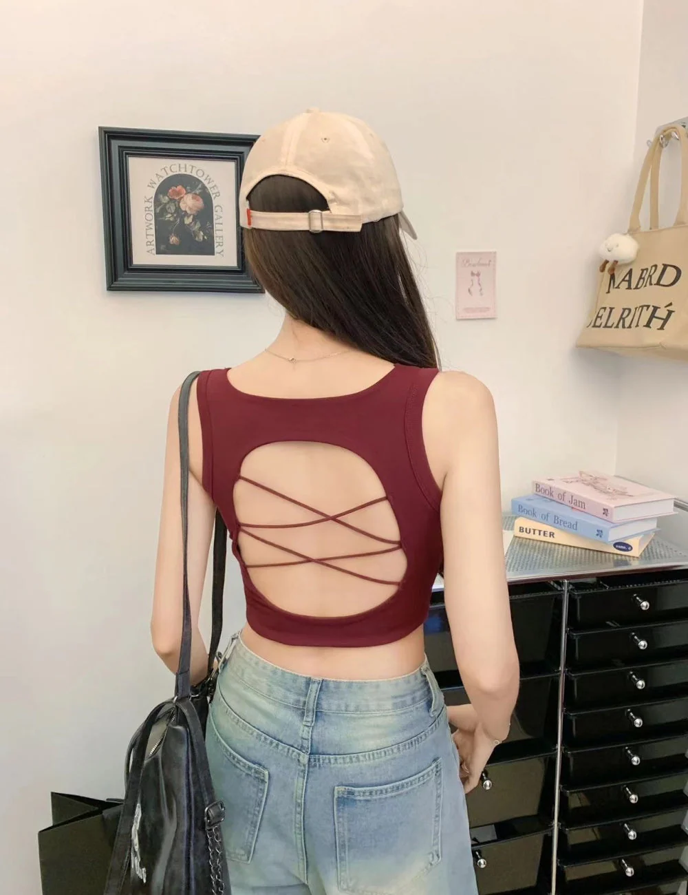 Remi Criss-Cross Back Padded top - Image 2