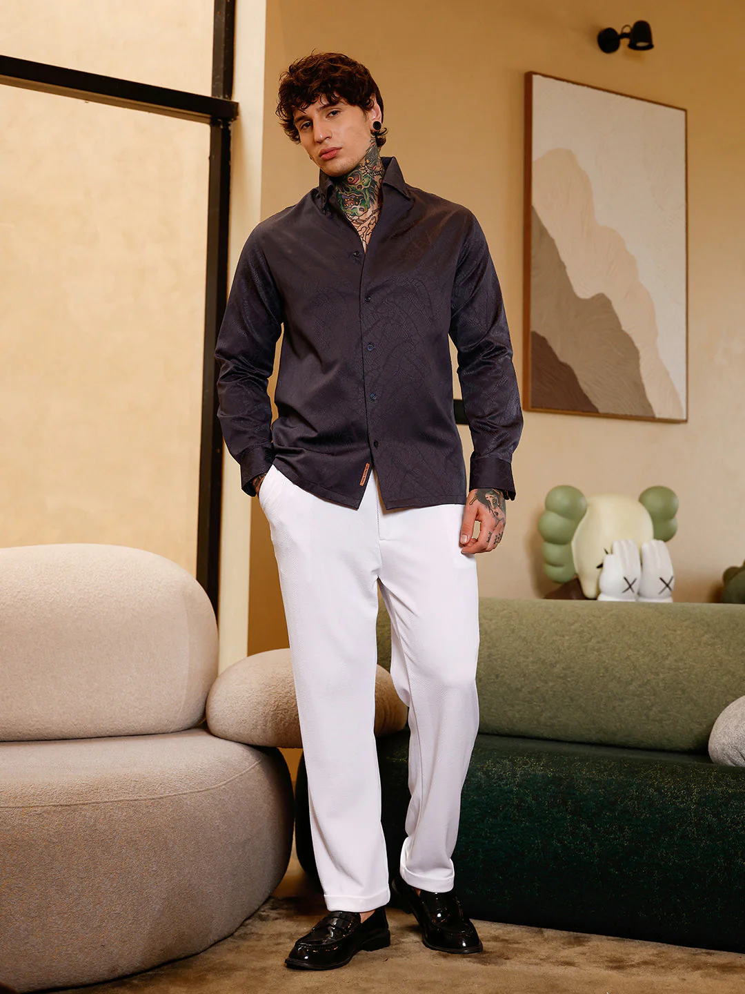 Reptilia Jacquard Shirt - Image 5