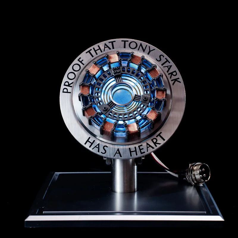 Repulsor: Iron-Man 1:1 Arc Reactor MK1 LED Lamp with Soft Glow in Strong Acrylic Display Case for Desk Décor & Collector’s Gift Item - Image 6