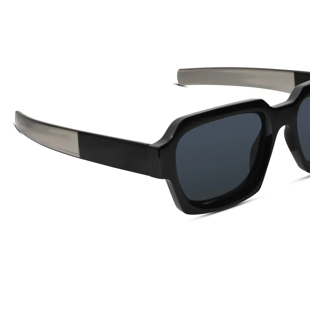 RETRO Orange Tint Square Sunglasses - Image 8