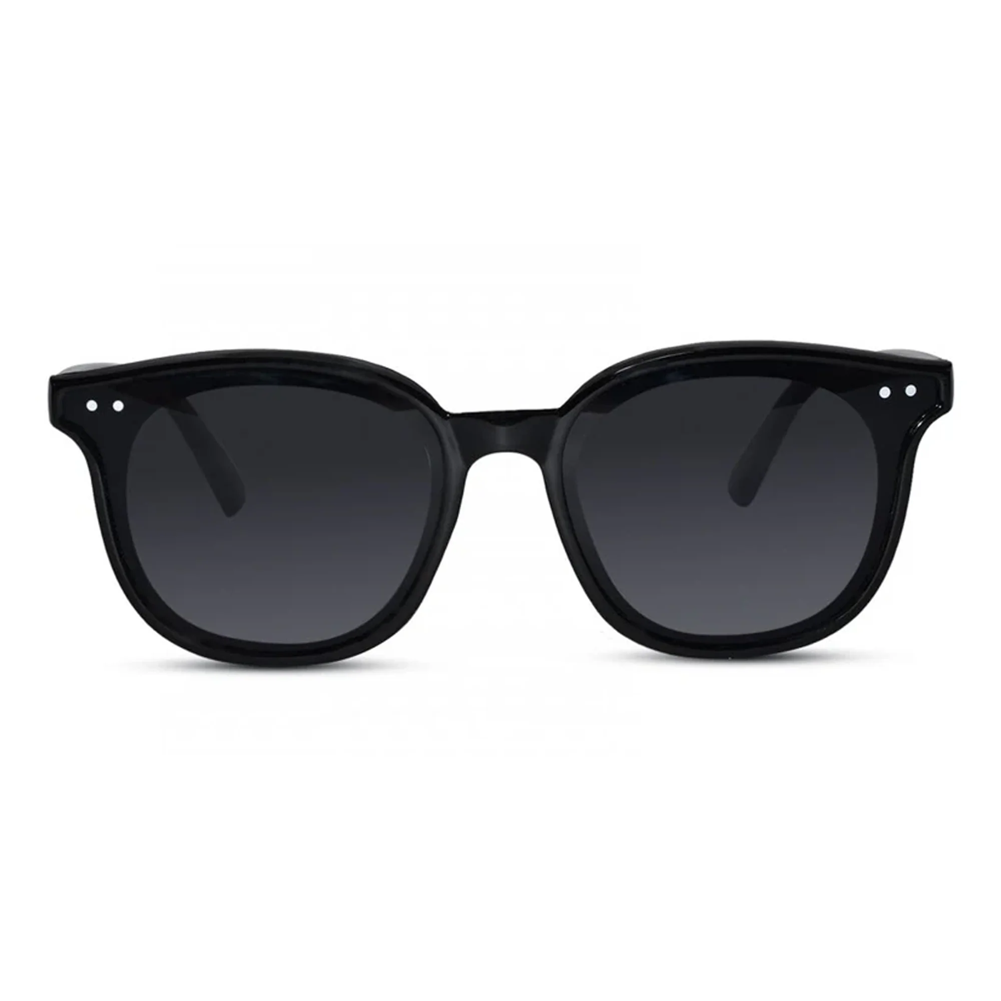 Retro Wayfarer Black Kids Sunglasses - Image 2