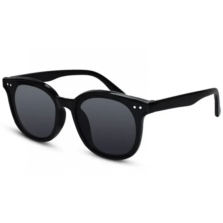 Retro wayfarer Green kids Sunglasses - Image 8