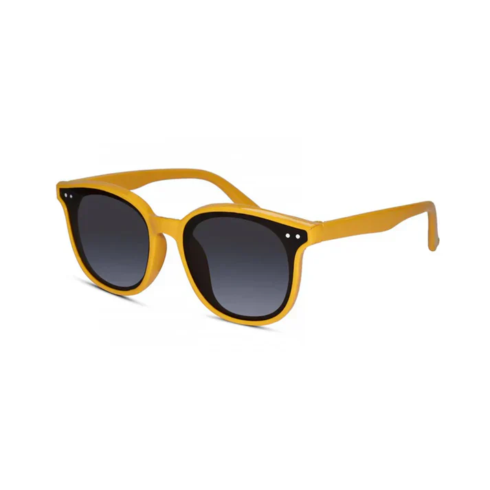 Retro Wayfarer Orange kids Sunglasses - Image 8