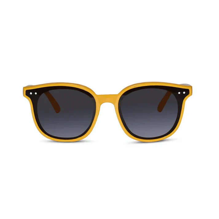 Retro Wayfarer Orange kids Sunglasses - Image 9