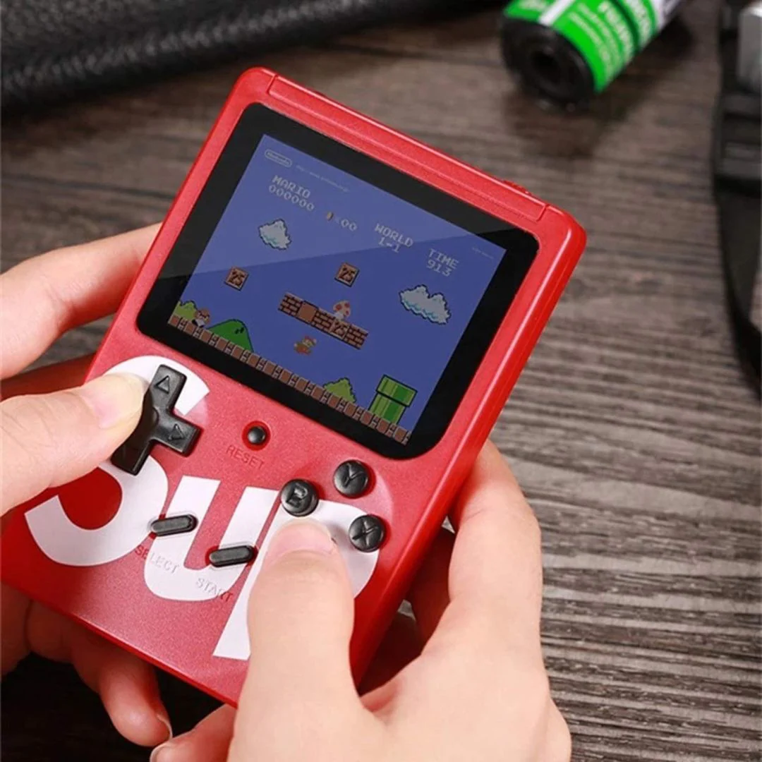 RetroGame: Handheld Gaming Console with 400 Classic Built-in Games, 3.0-Inch Screen & Rechargeable Battery - Image 2