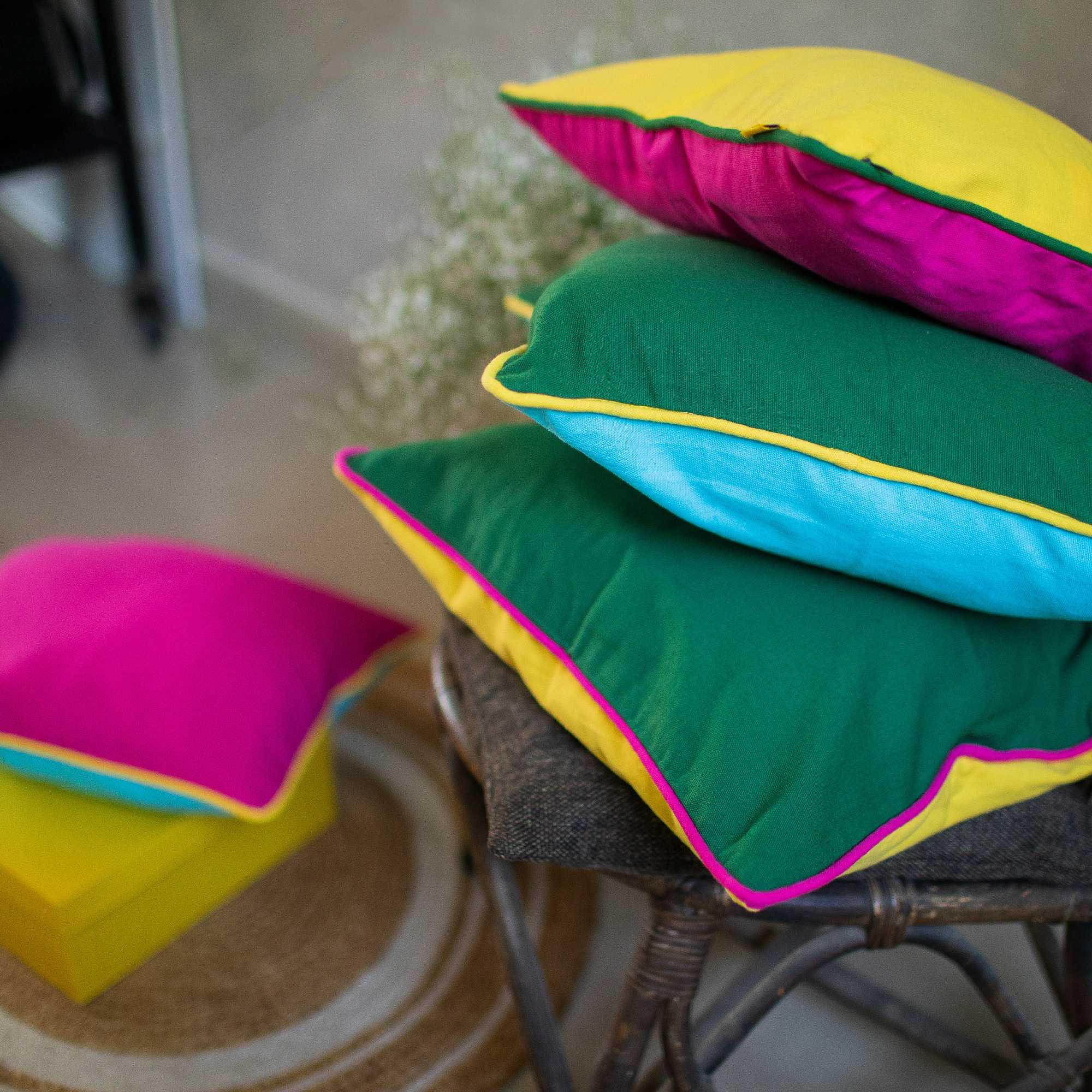 Reversible Cord Cushion Cover | Single - Image 14