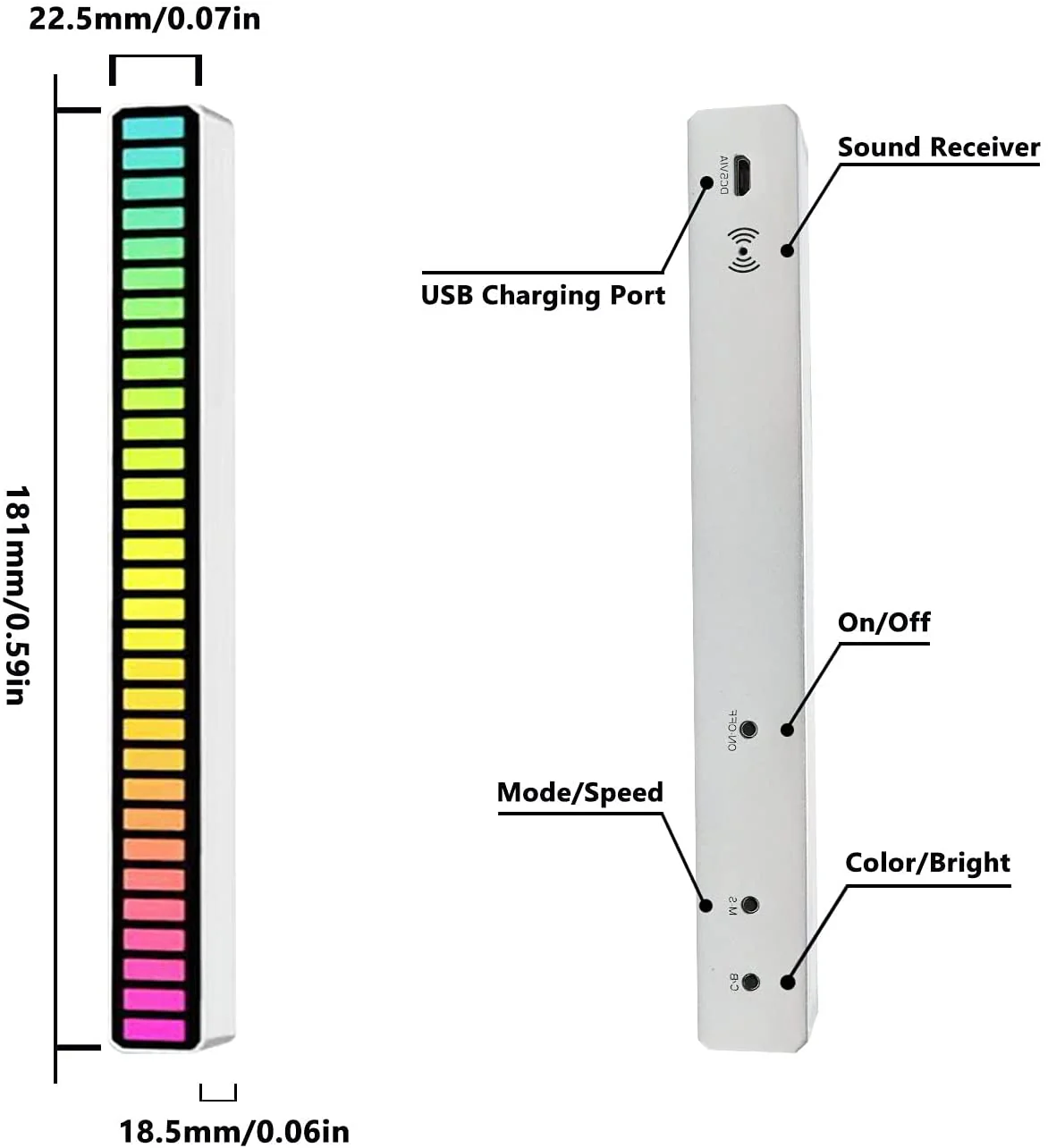 RGB Bar LED Display Rhythm Lights (Set of 2) - Image 6