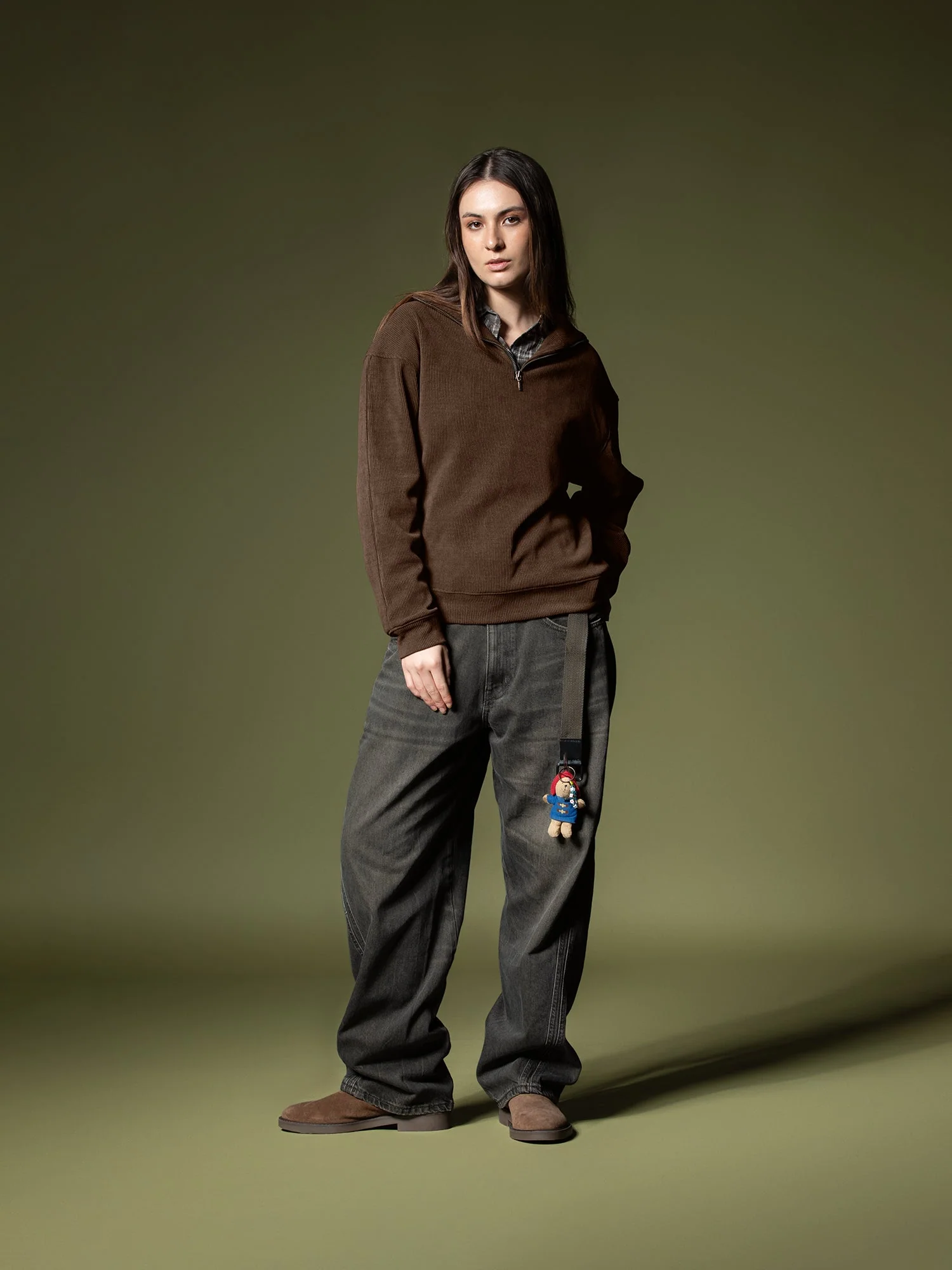 Ribbed quarter-zip sweatshirt - Image 33