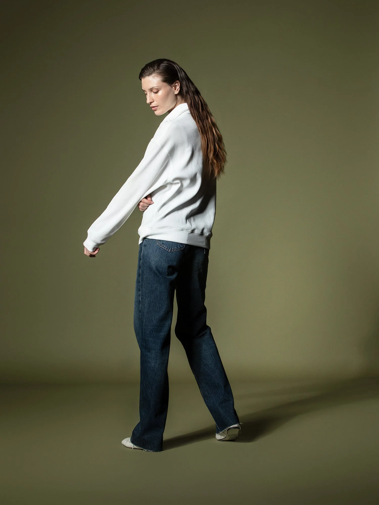 Ribbed quarter-zip sweatshirt - Image 55