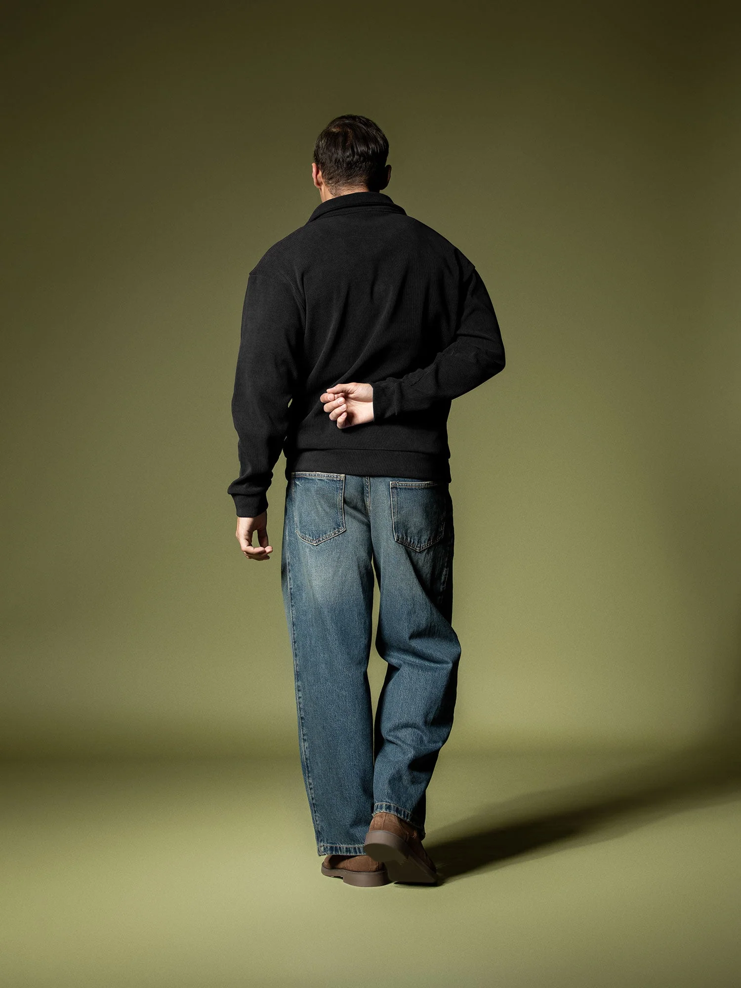 Ribbed quarter-zip sweatshirt - Image 19
