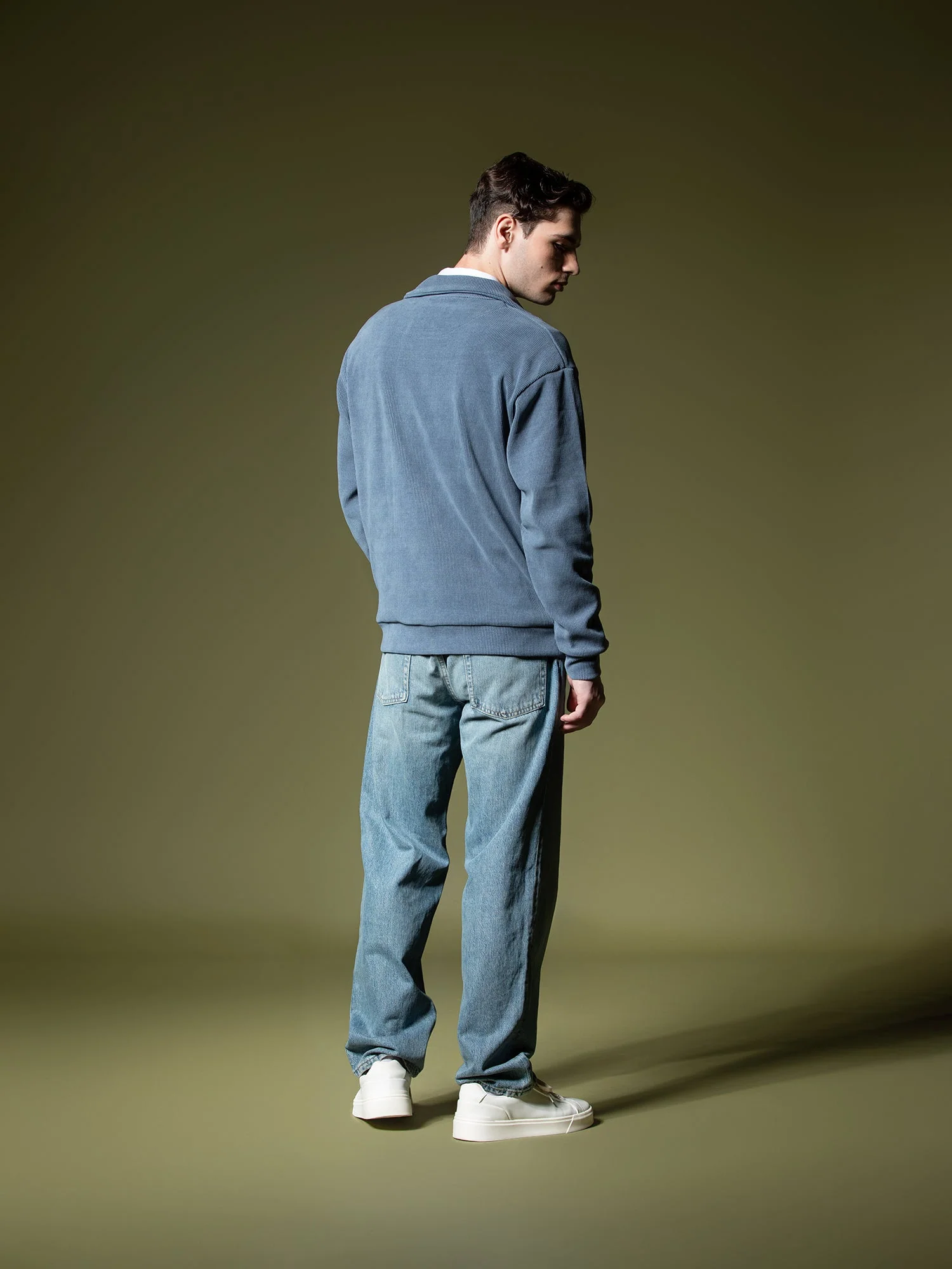 Ribbed quarter-zip sweatshirt - Image 41