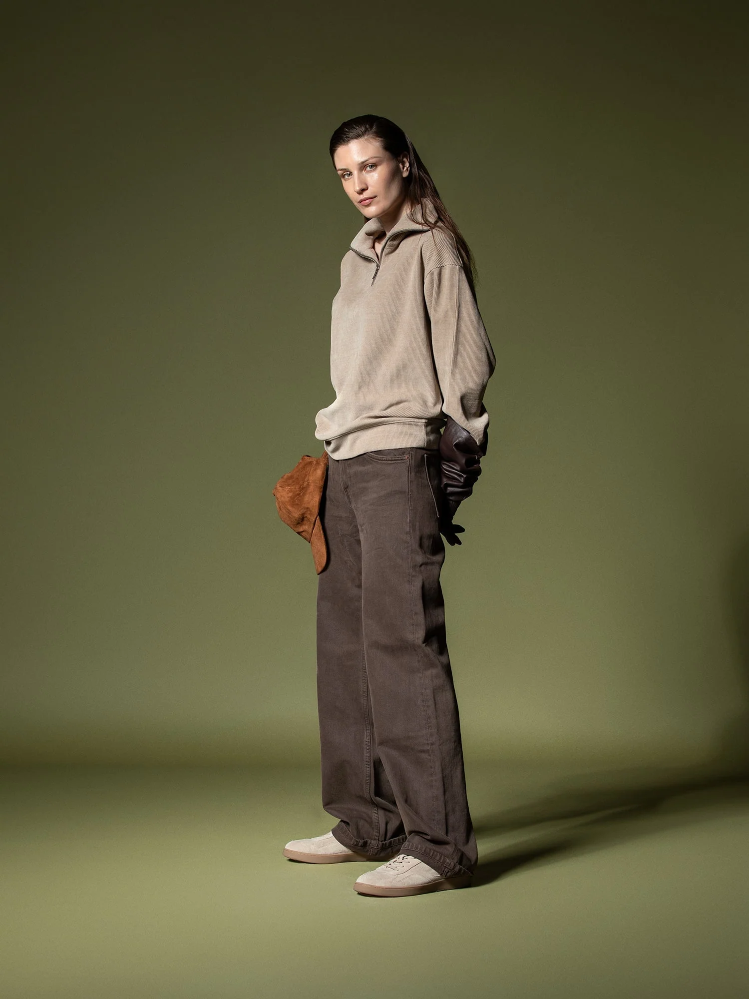Ribbed quarter-zip sweatshirt - Image 26