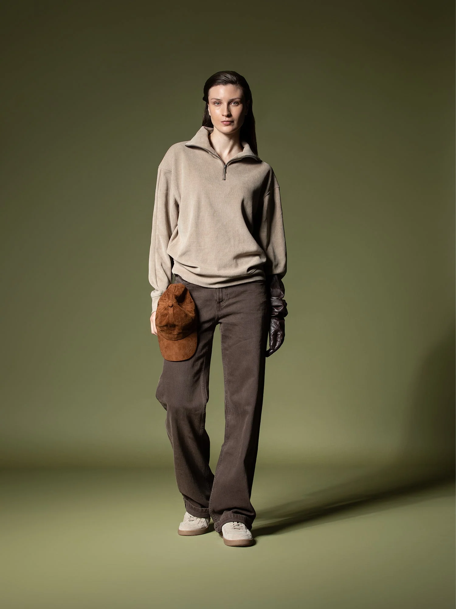 Ribbed quarter-zip sweatshirt - Image 11