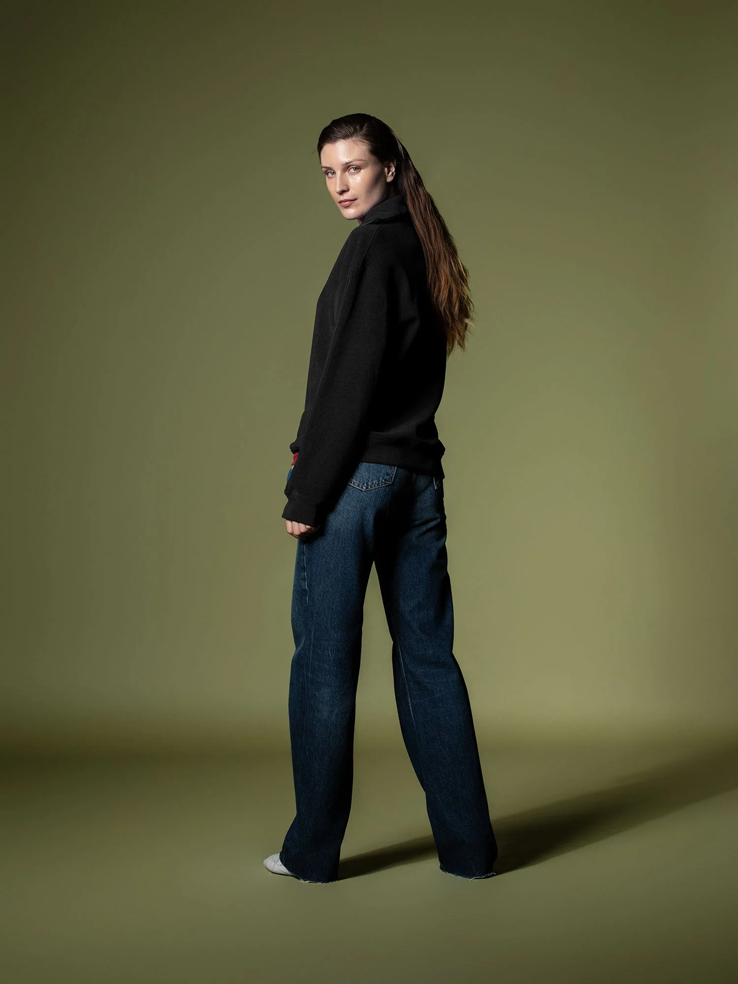 Ribbed quarter-zip sweatshirt - Image 20