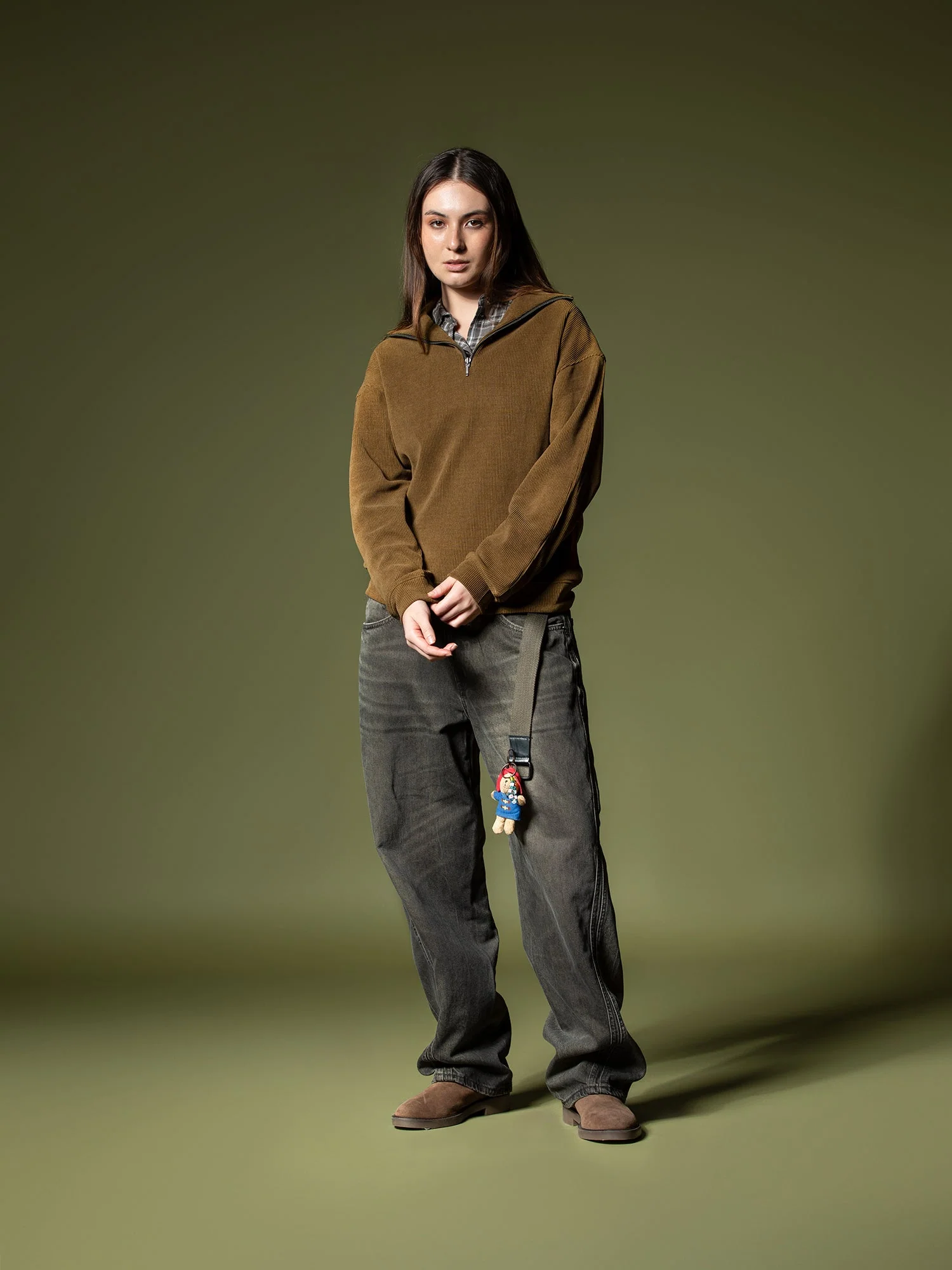 Ribbed quarter-zip sweatshirt - Image 4