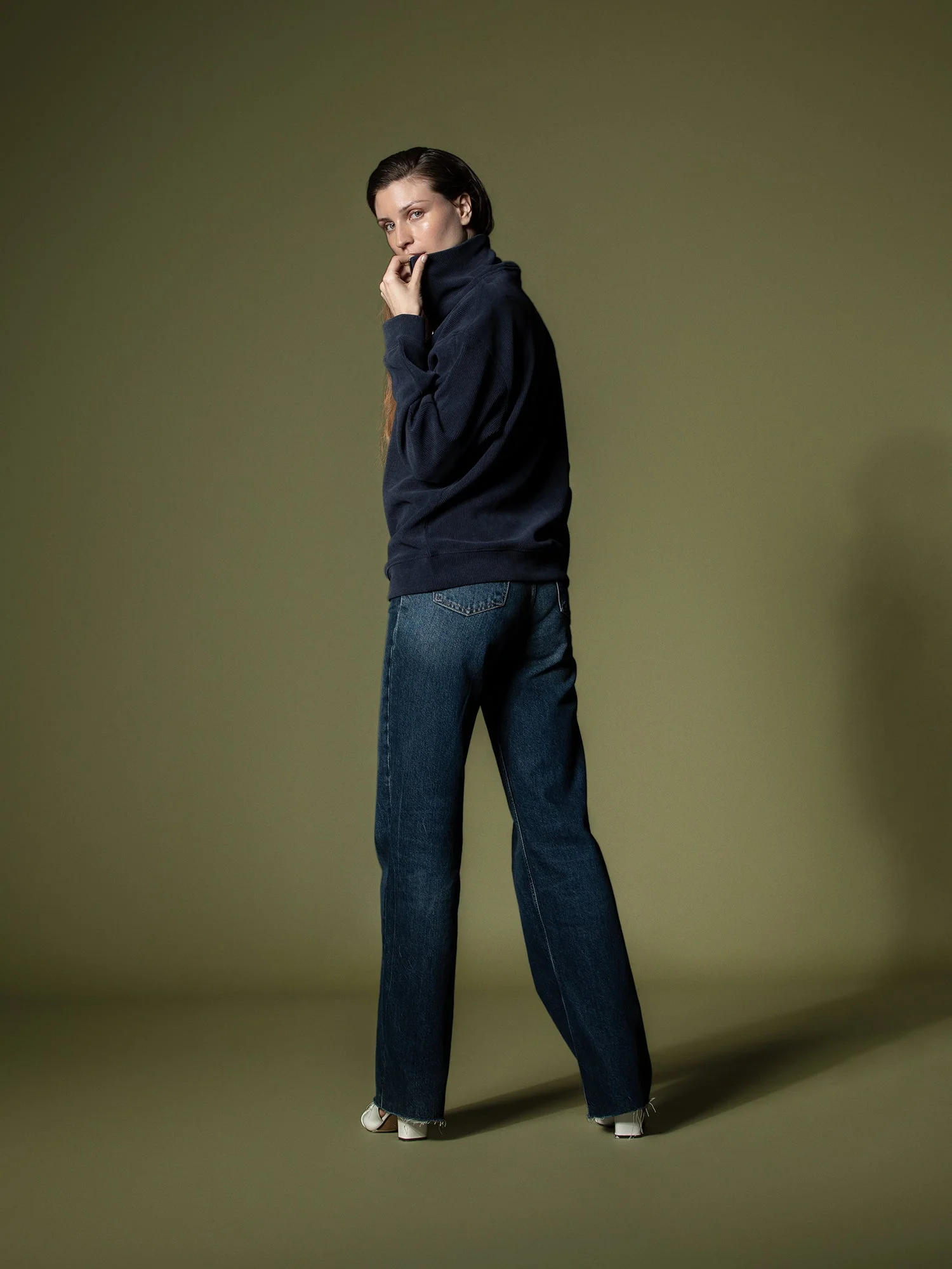 Ribbed quarter-zip sweatshirt - Image 28