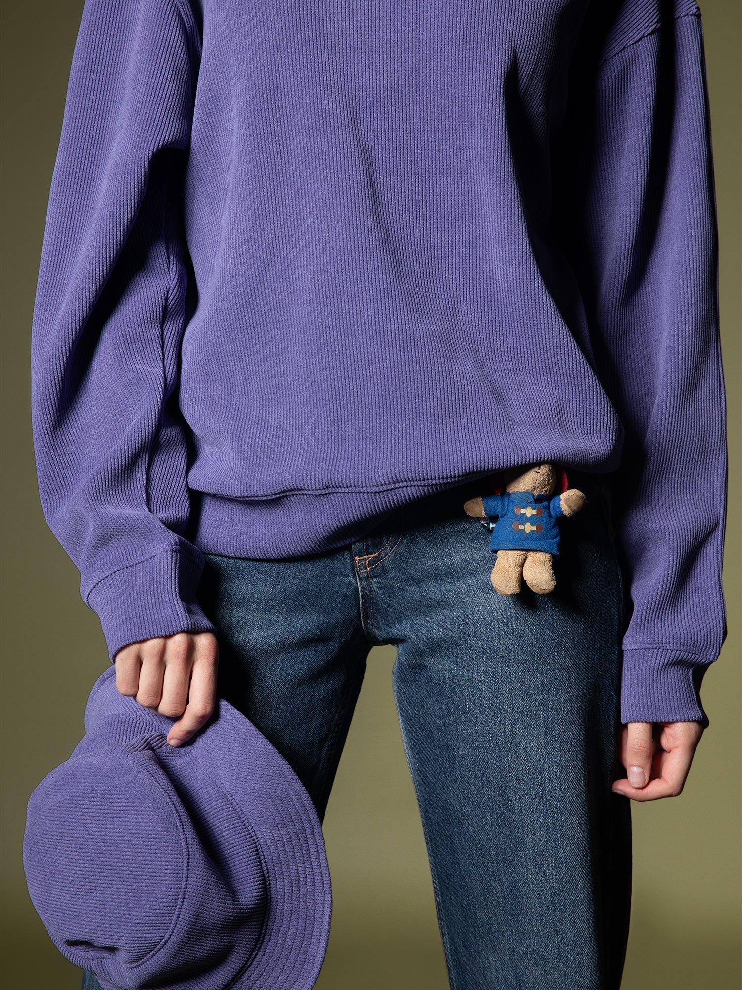 Ribbed quarter-zip sweatshirt - Image 31