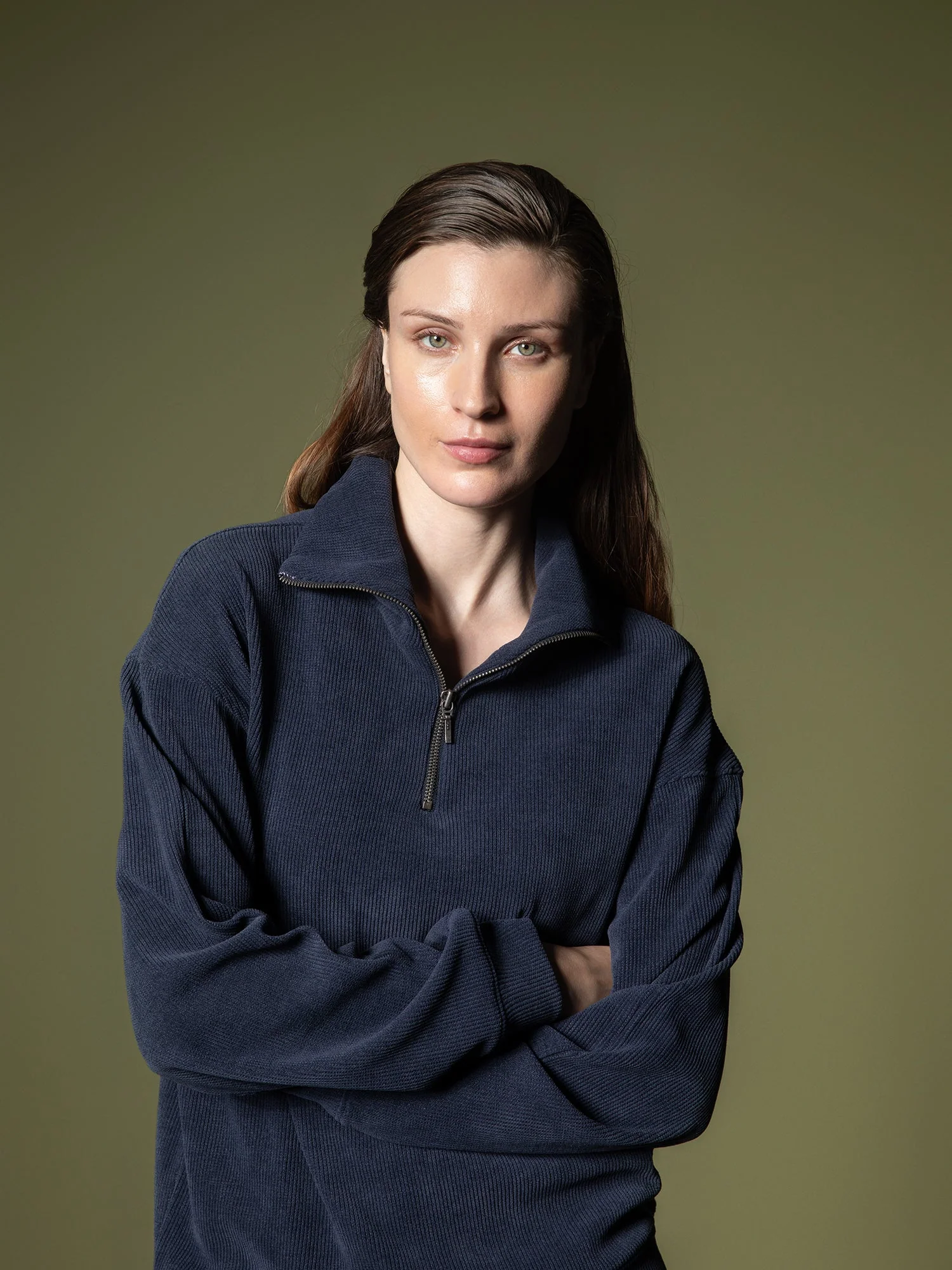 Ribbed quarter-zip sweatshirt - Image 49