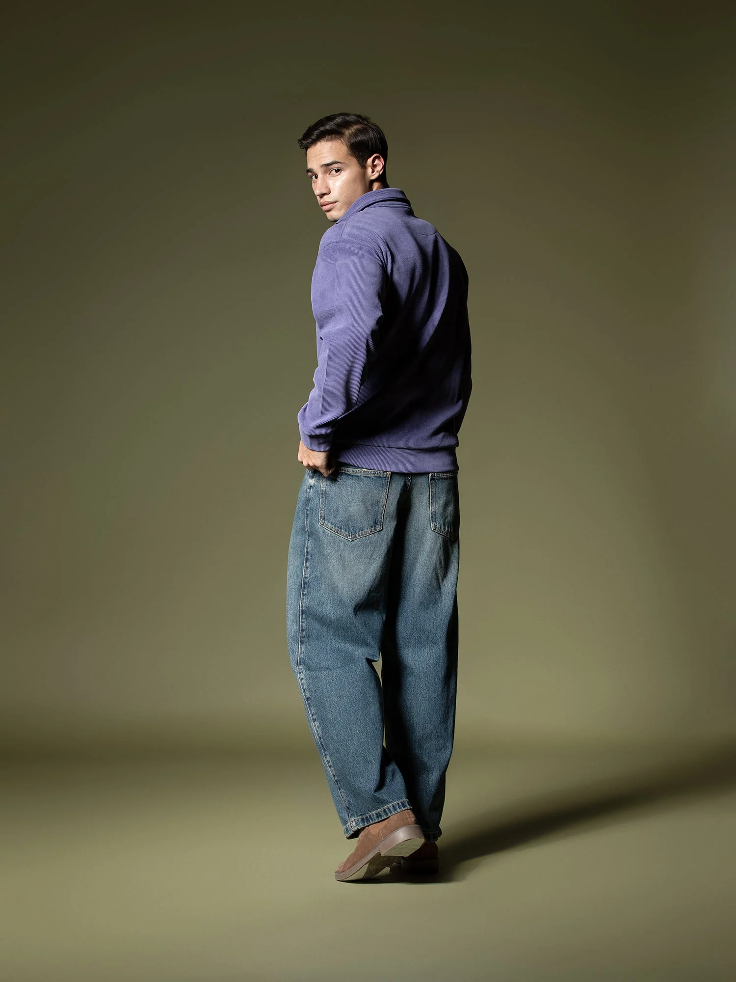 Ribbed quarter-zip sweatshirt - Image 5