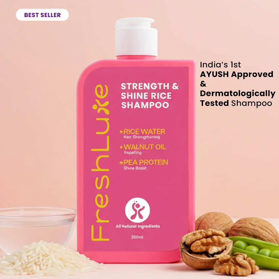Rice Water Shampoo | For Strong, Shiny & Nourished Hair | 200 ml
