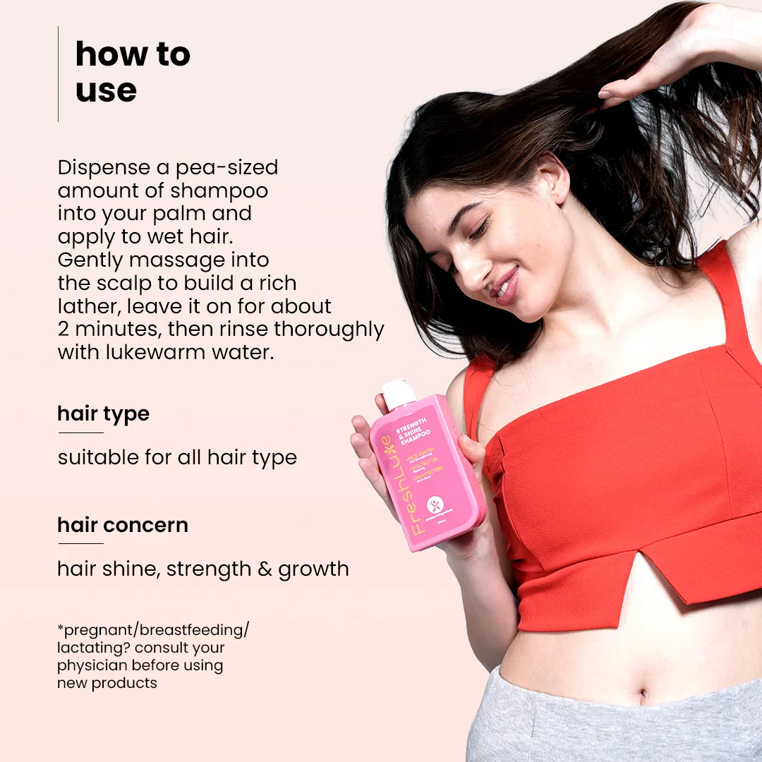 Rice Water Shampoo | For Strong, Shiny & Nourished Hair | 200 ml - Image 3