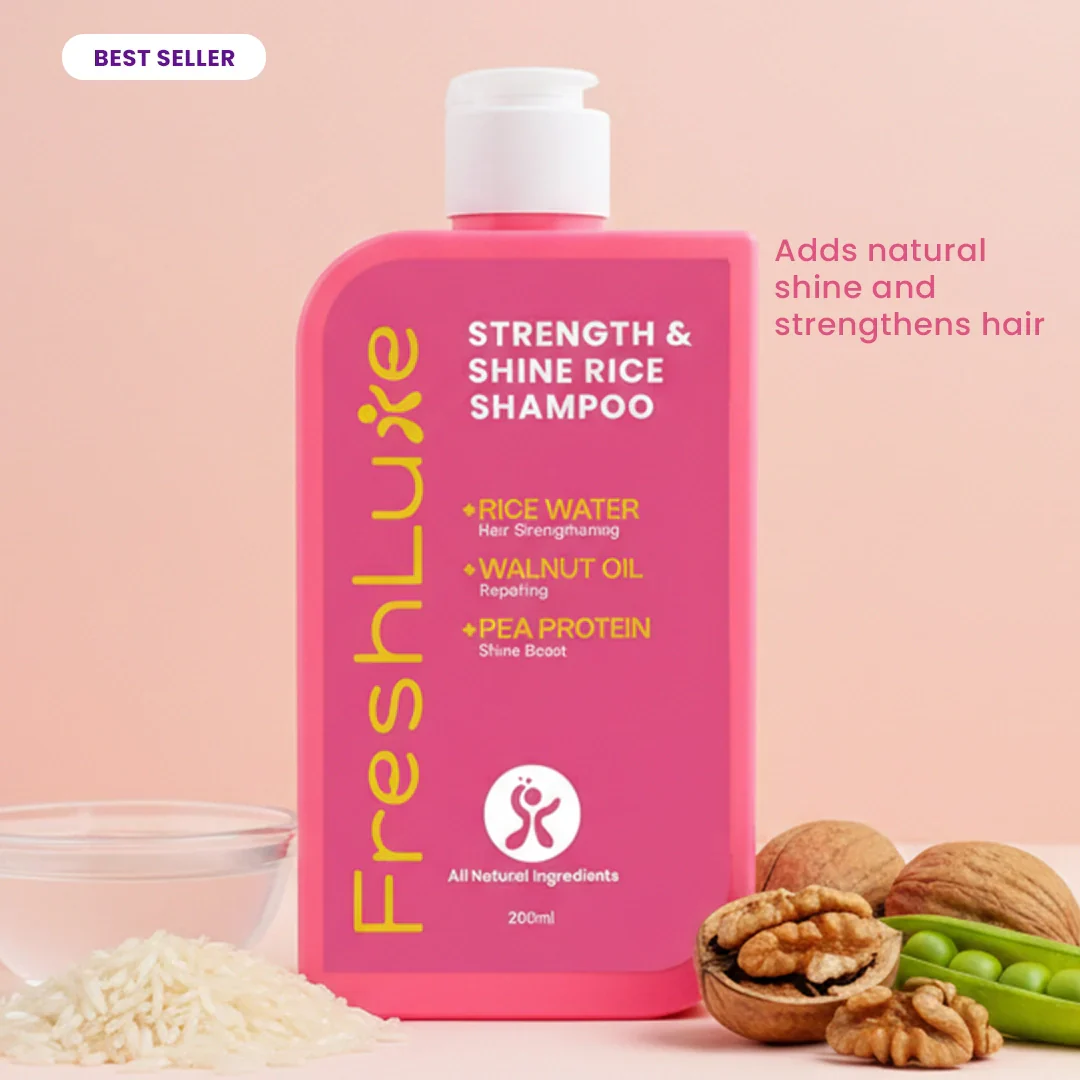 Rice Water Shampoo | For Strong, Shiny & Nourished Hair | 200 ml