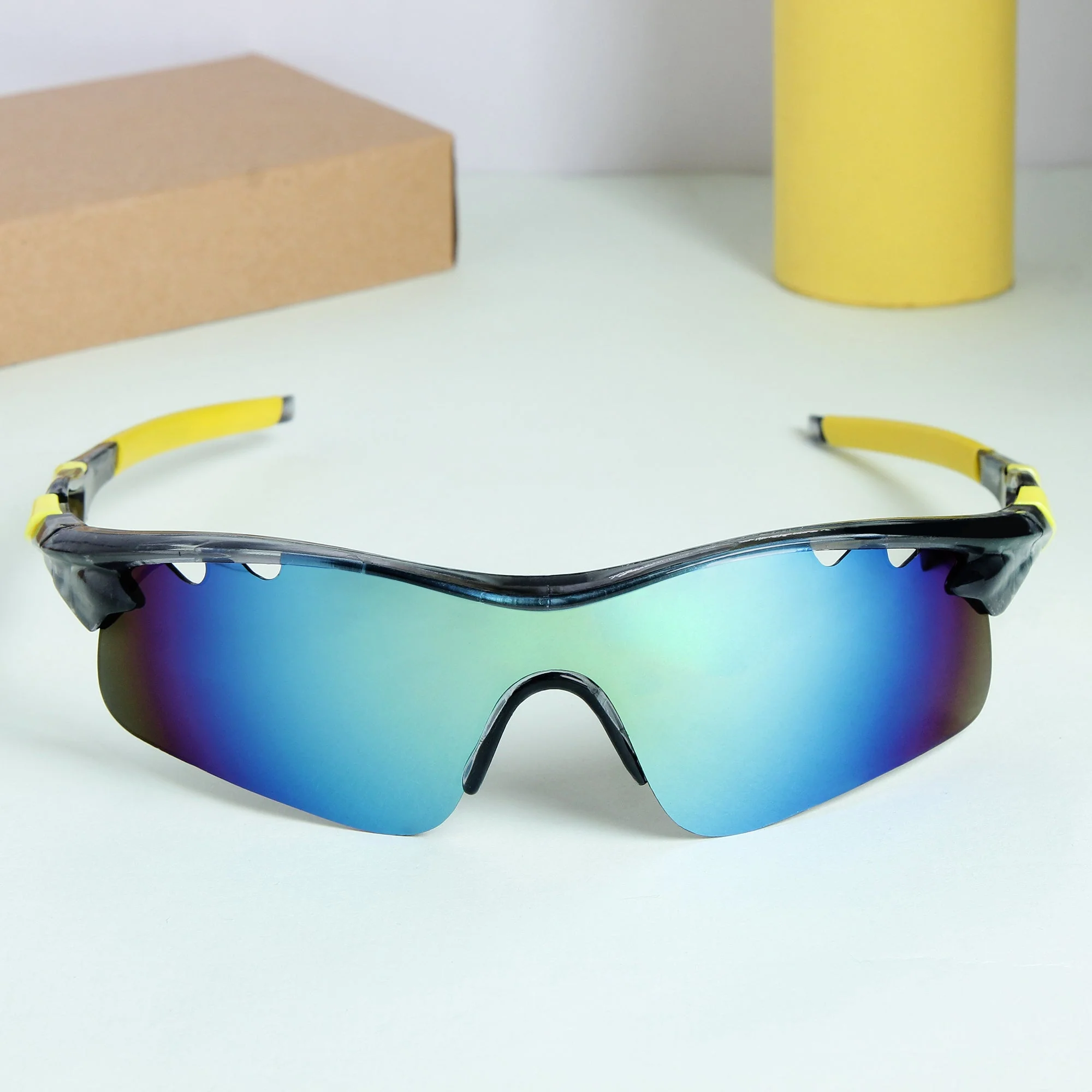 Rider V3 Sports Rectangle Sunglasses // 001 - Image 3