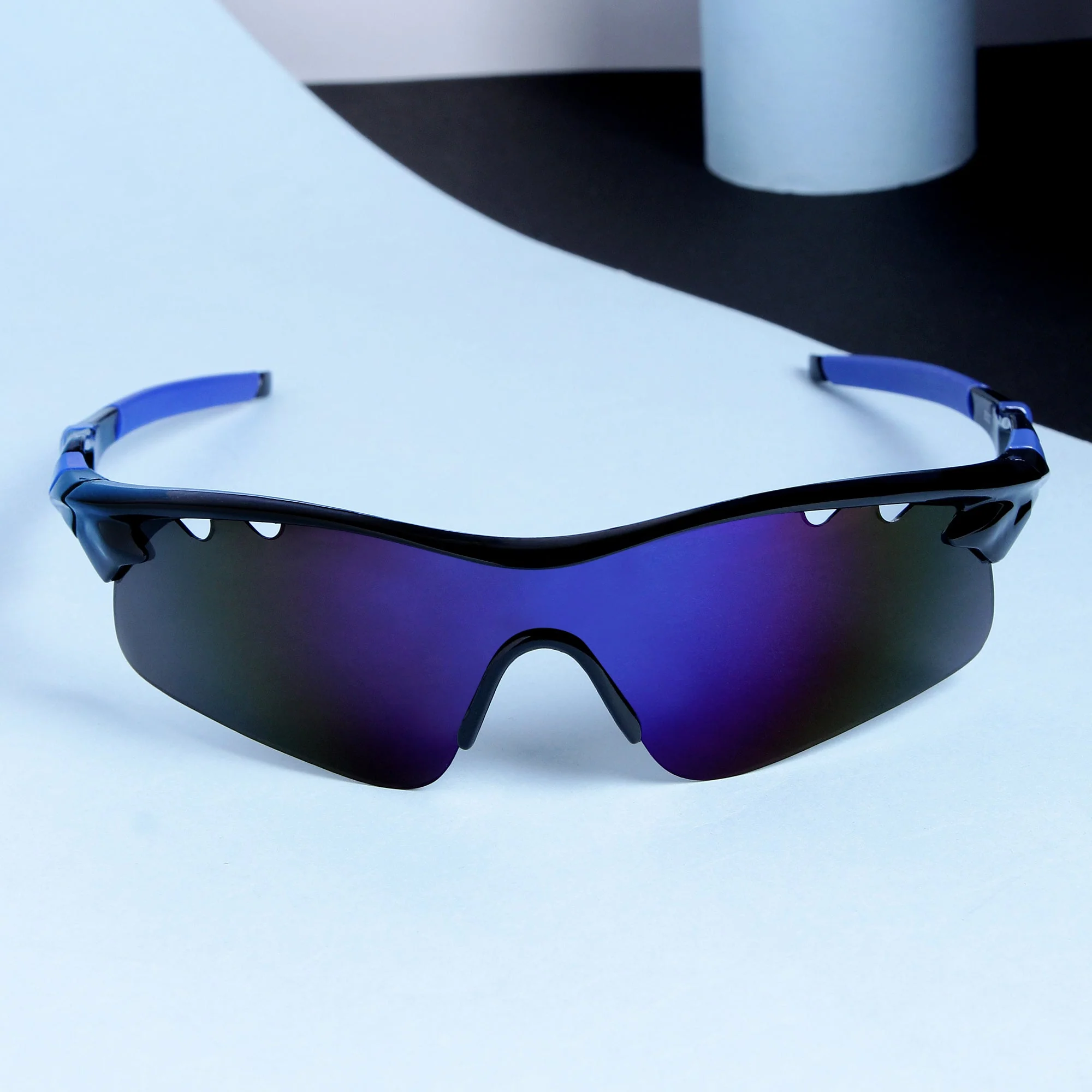 Rider V3 Sports Rectangle Sunglasses // 006 - Image 3