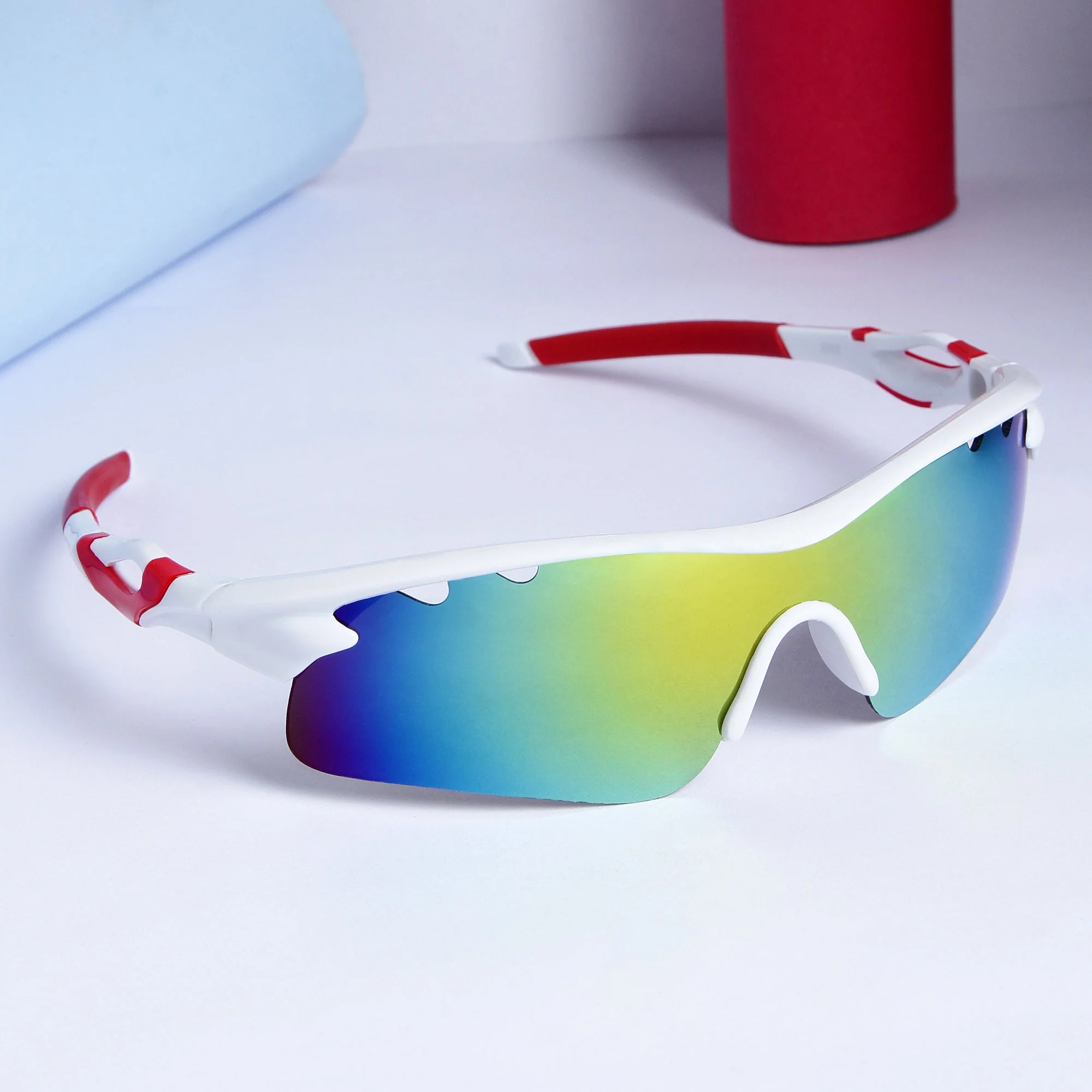 Rider V3 Sports Rectangle Sunglasses // 008 - Image 2