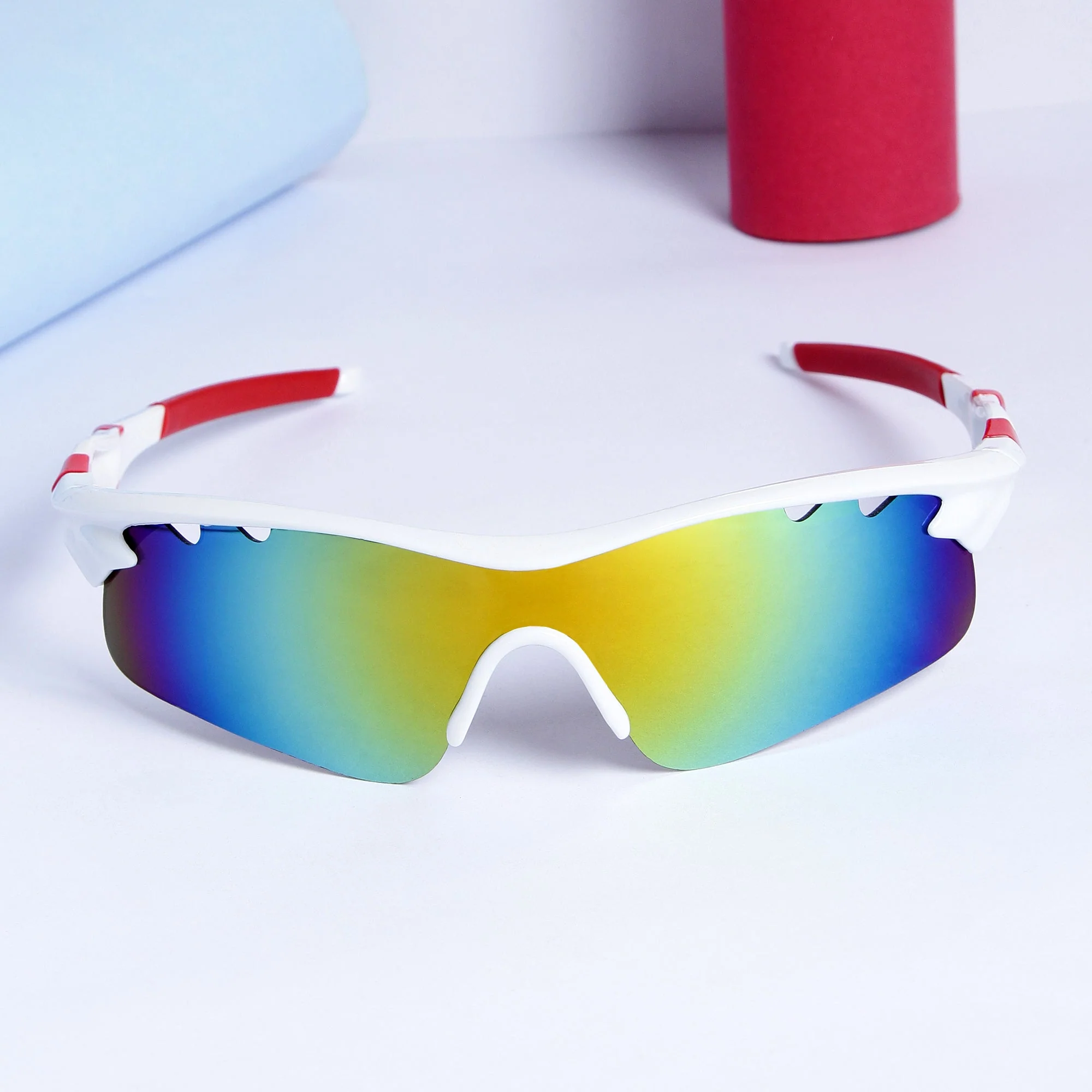 Rider V3 Sports Rectangle Sunglasses // 008 - Image 3