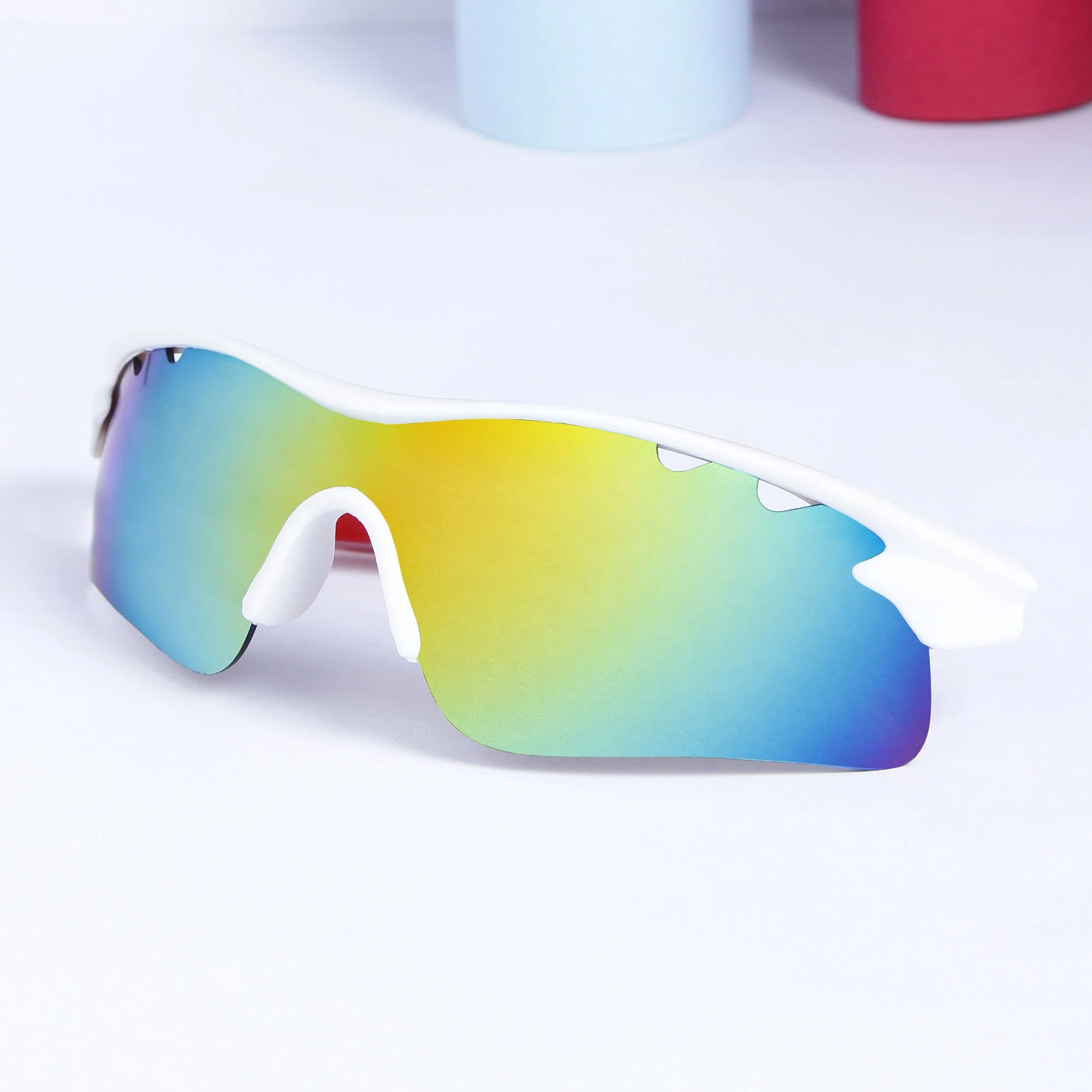 Rider V3 Sports Rectangle Sunglasses // 008 - Image 4