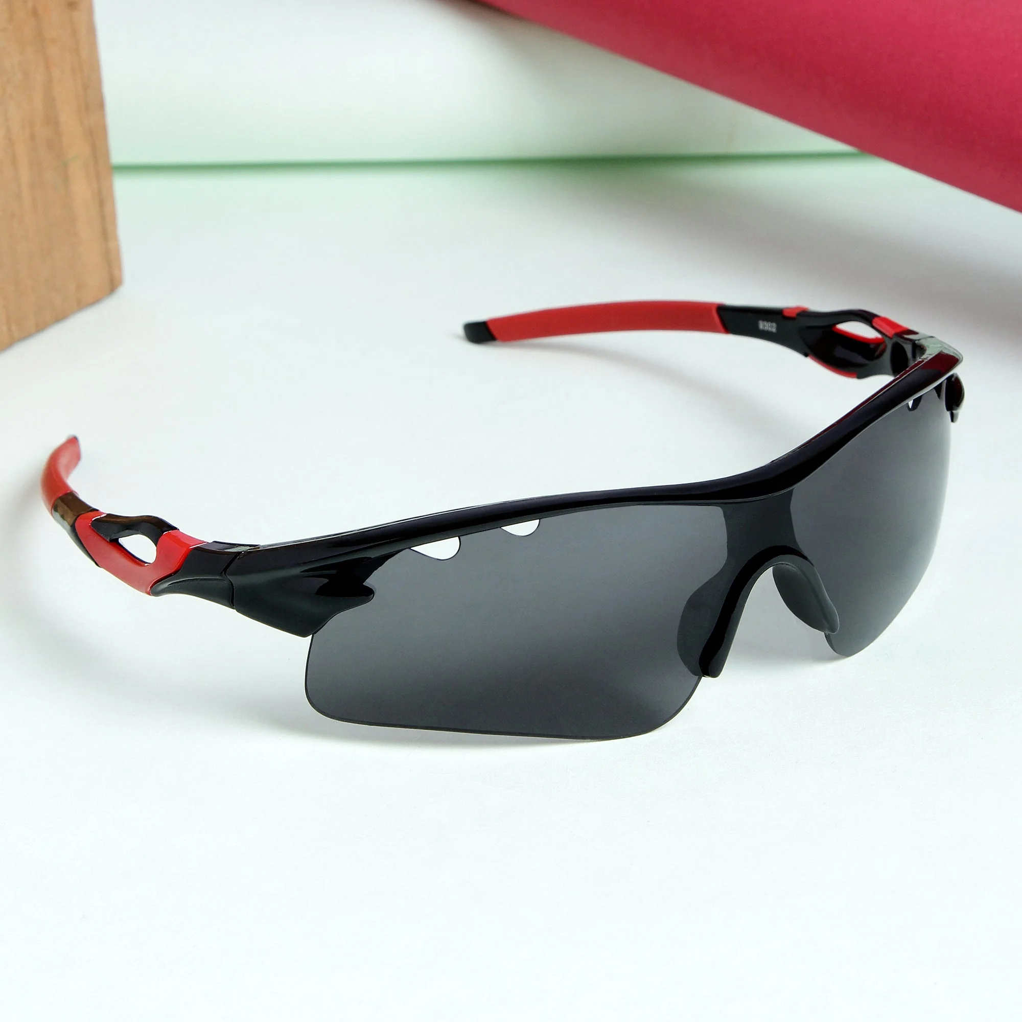 Rider V3 Sports Rectangle Sunglasses // 010 - Image 2