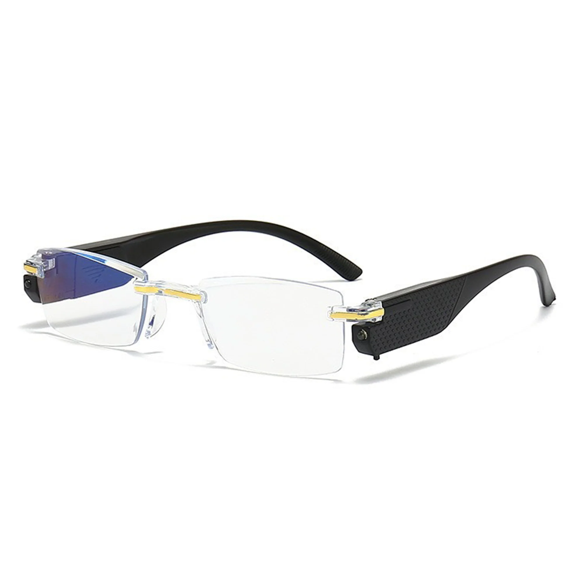 Rimless Led Light Bifocal Adaptive One Power Reading Glasses(RLOPR10)