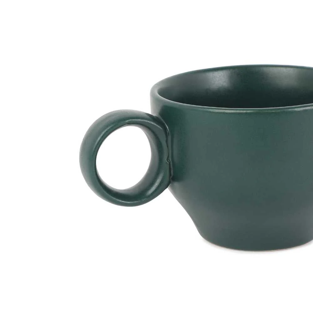 Ring Handle Ceramic Cup | Set Of 2 - Image 12