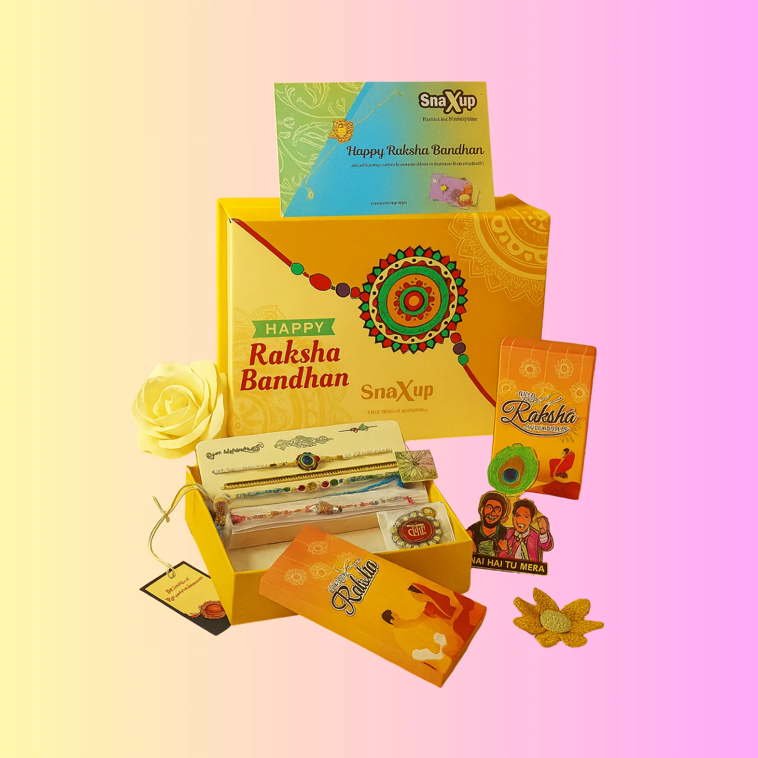Rishton ki Mithaas Rakhi Gift Hamper - Image 2