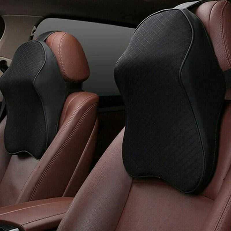 RoadEase: Ultra-Soft Memory Foam Car Neck Pillow with Ergonomic Support & Washable Velvet Cover for Comfortable Rides - Image 3