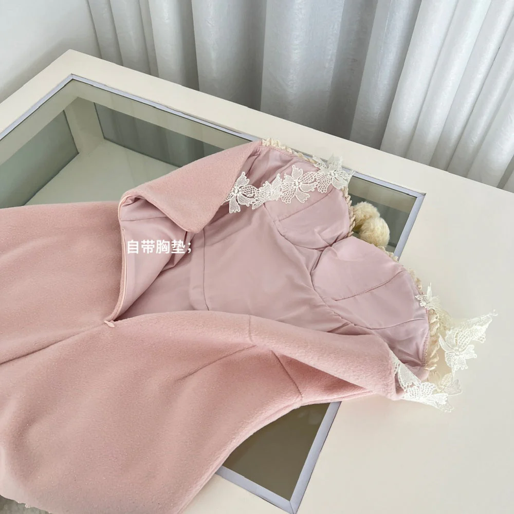 Rose Lace Dress Set - Image 6