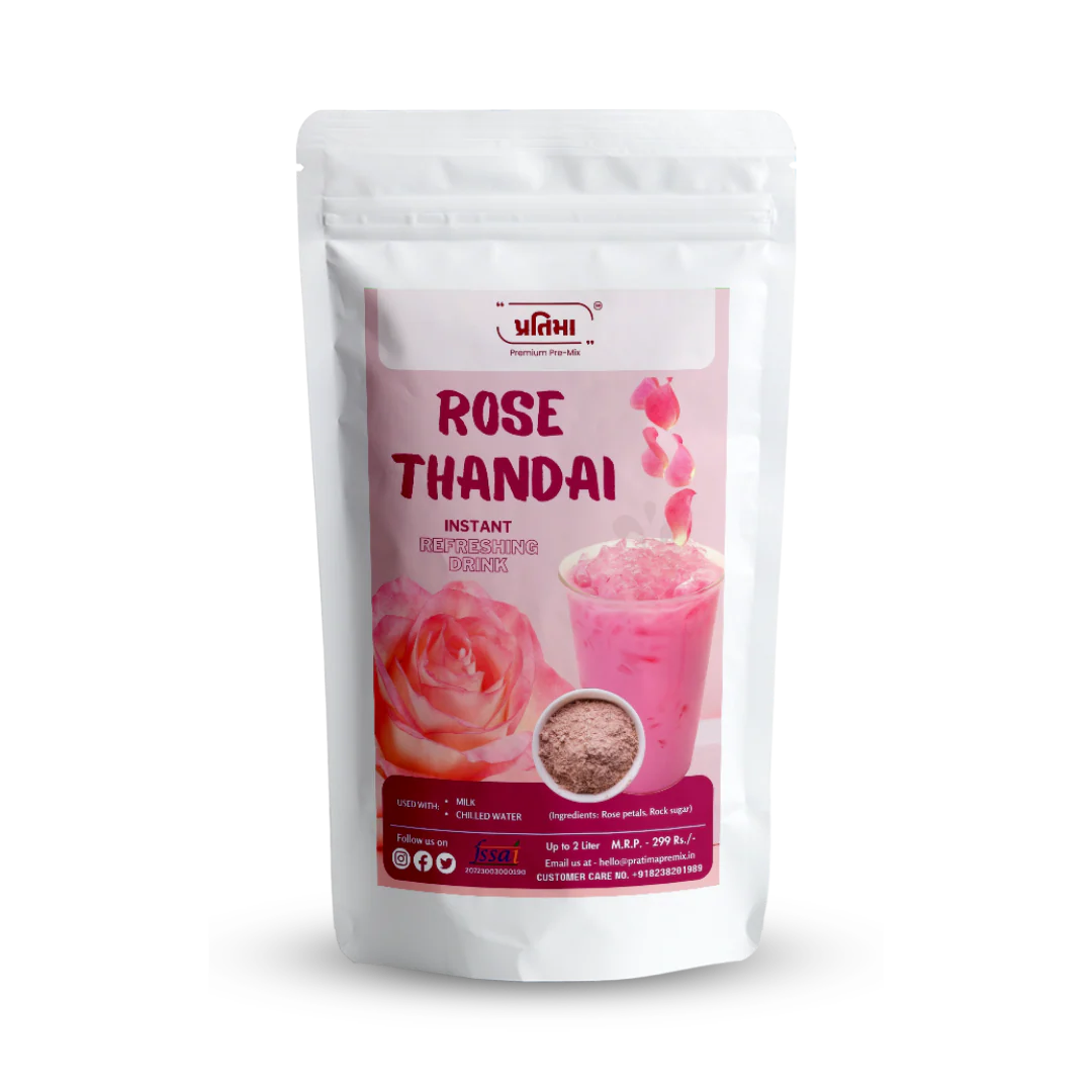 Rose Thandai – Refreshing Rose Drink Mix (150gm)