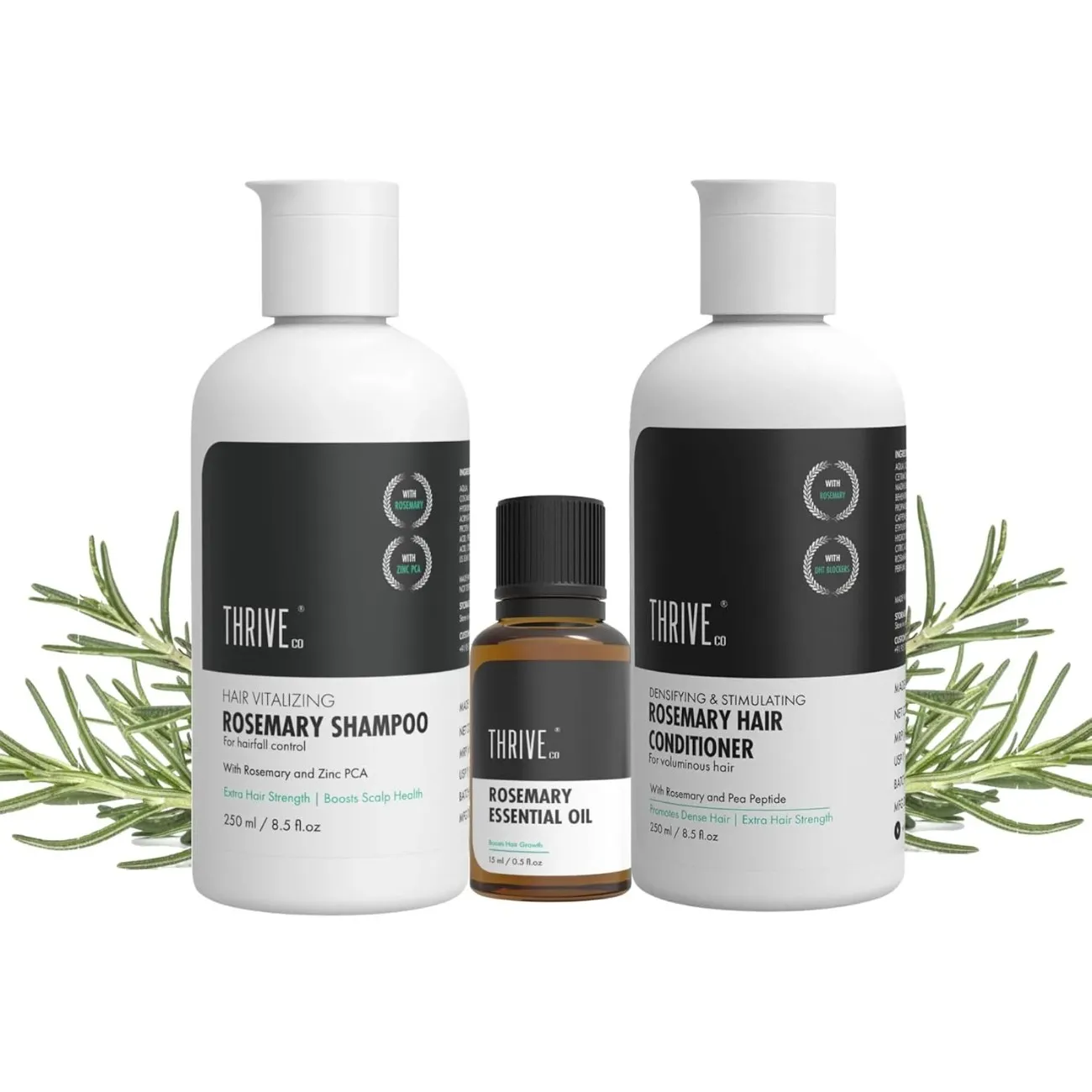 Rosemary Kit: Rosemary Shampoo(250ml), Conditioner (250ml) & Rosemary Essential Oil (15ml) Combo - Image 2