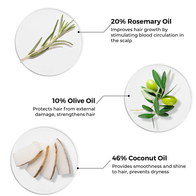 Rosemary Oil Shots (2 Pack) with Shampoo For Visible Hair Growth - Image 9